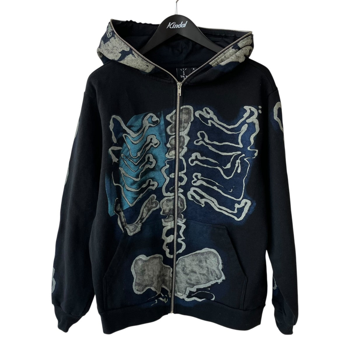 Skeleton Graffiti Full Zip Hoodieジップパーカー