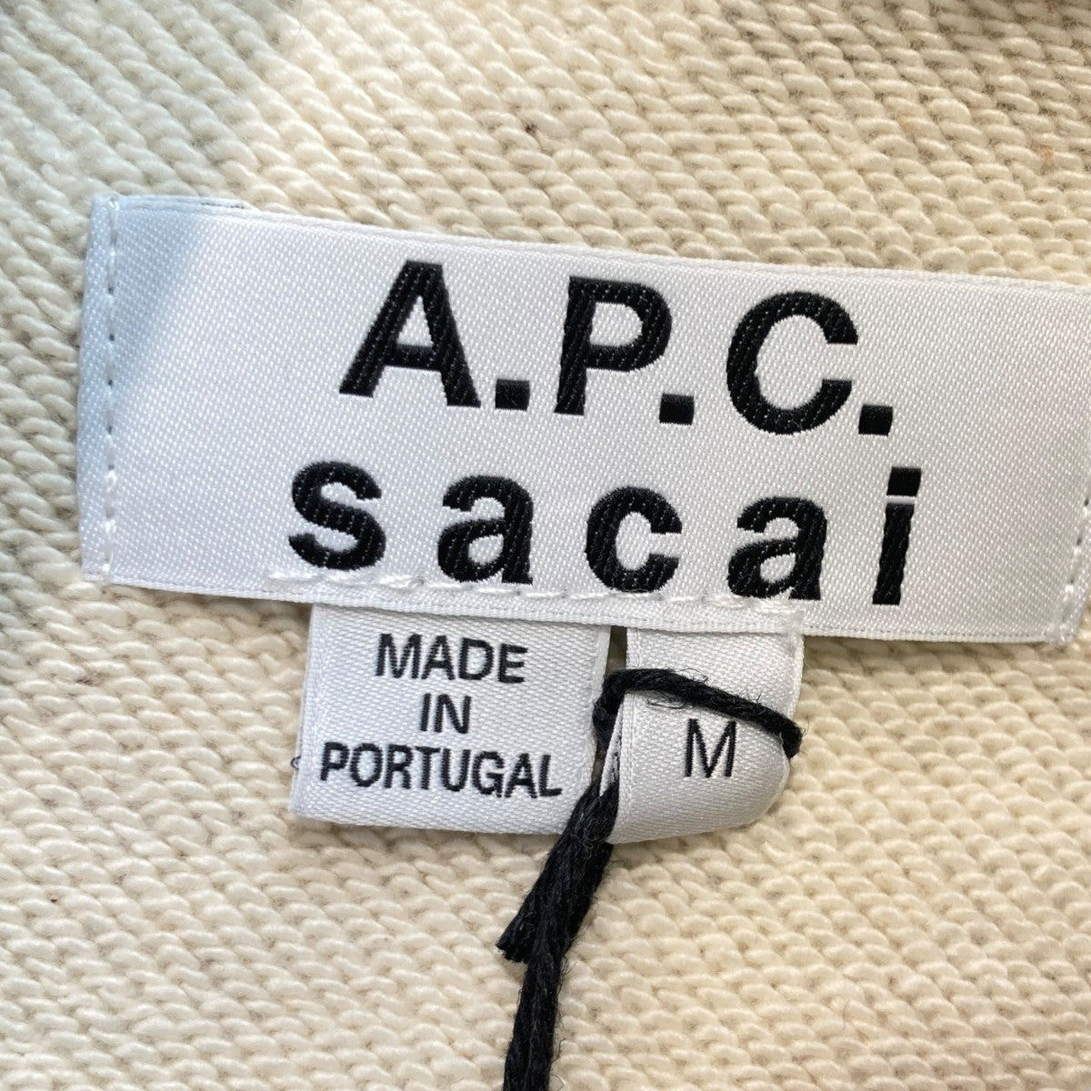 A．P．C．×sacai HOODIE TAIYOプルオーバーパーカー21E2-COEON-M27655 古着・中古-4枚目のアイテム画像