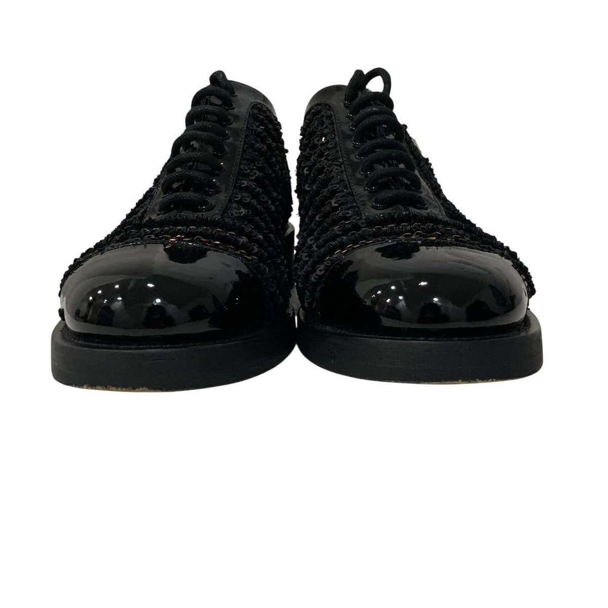 CHANEL(シャネル) レースアップスニーカーG36208 G36208 ブラック