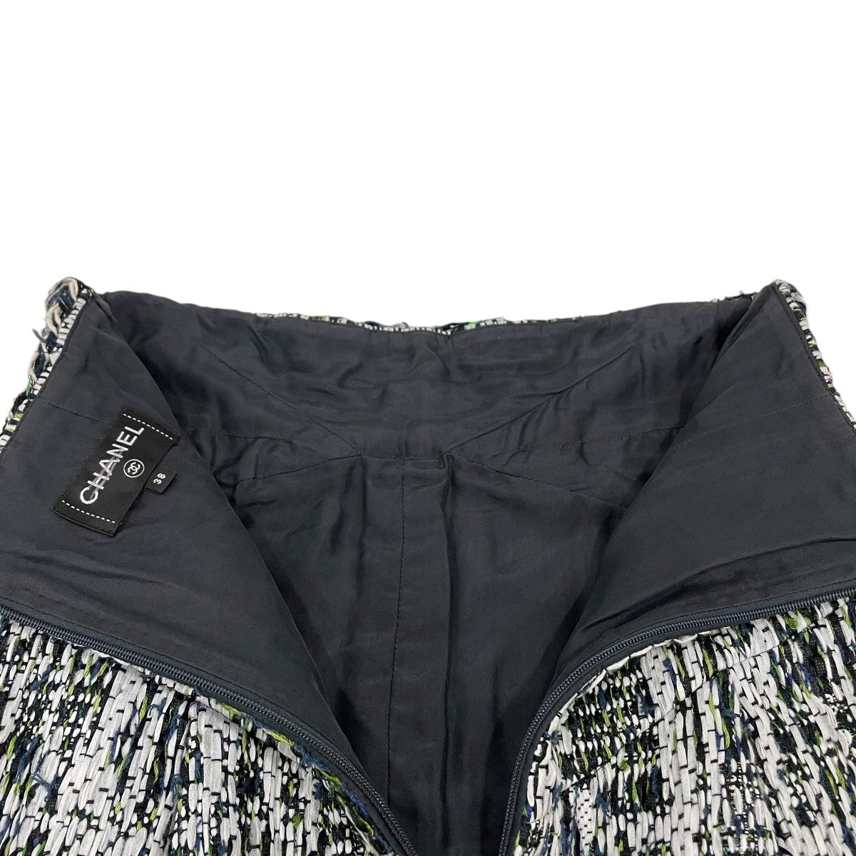 Fringe tweed skirtツイードスカートP58788V44413