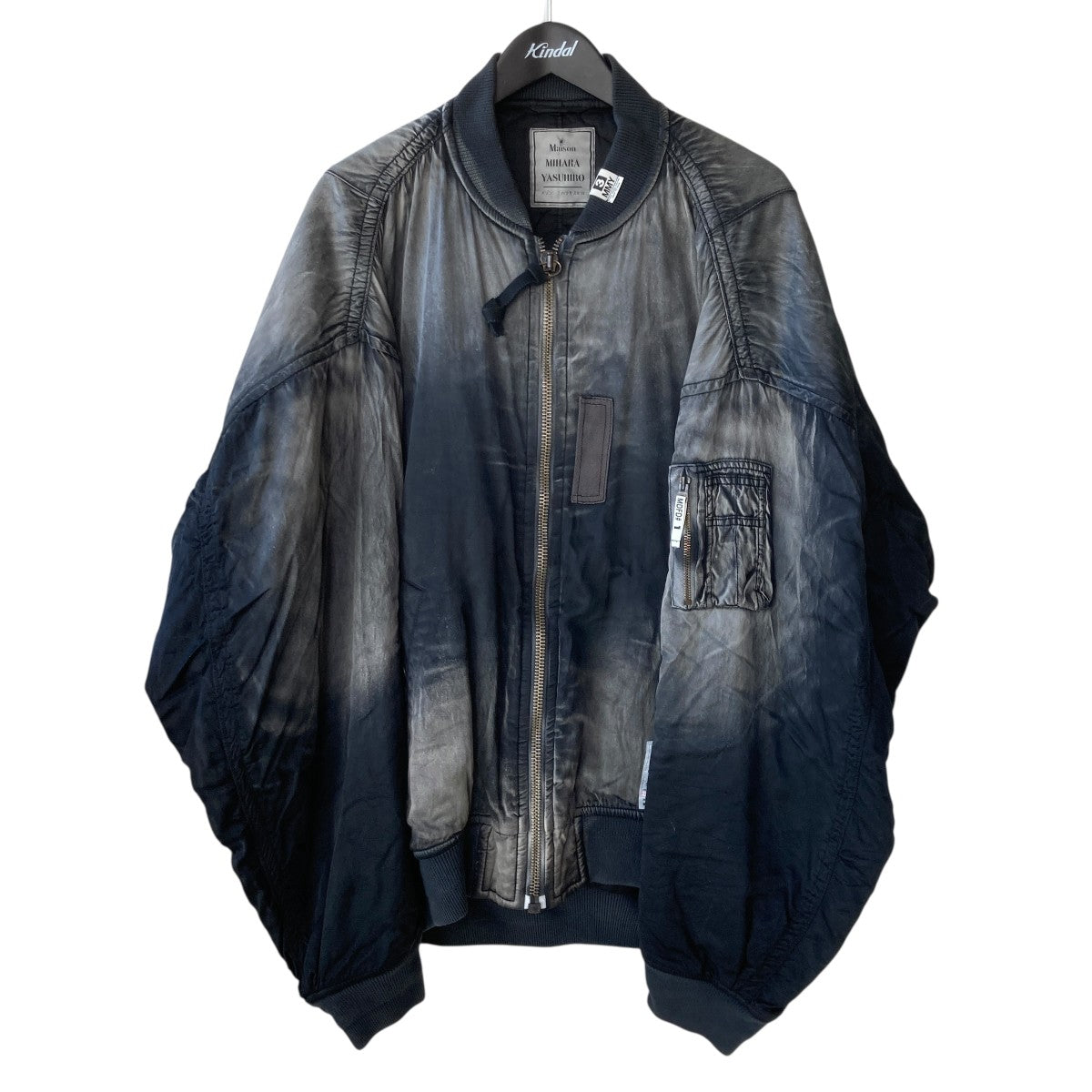 MIHARA YASUHIRO AGED FLIGHT JACKETフライトジャケットJ13BL151 古着・中古-1枚目のアイテム画像
