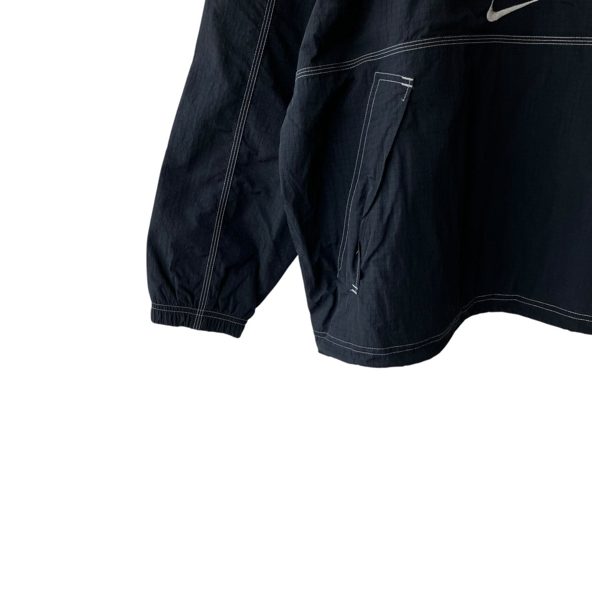 Supreme×NIKE Ripstop PulloverナイロンジャケットFQ0340-010 FQ0340