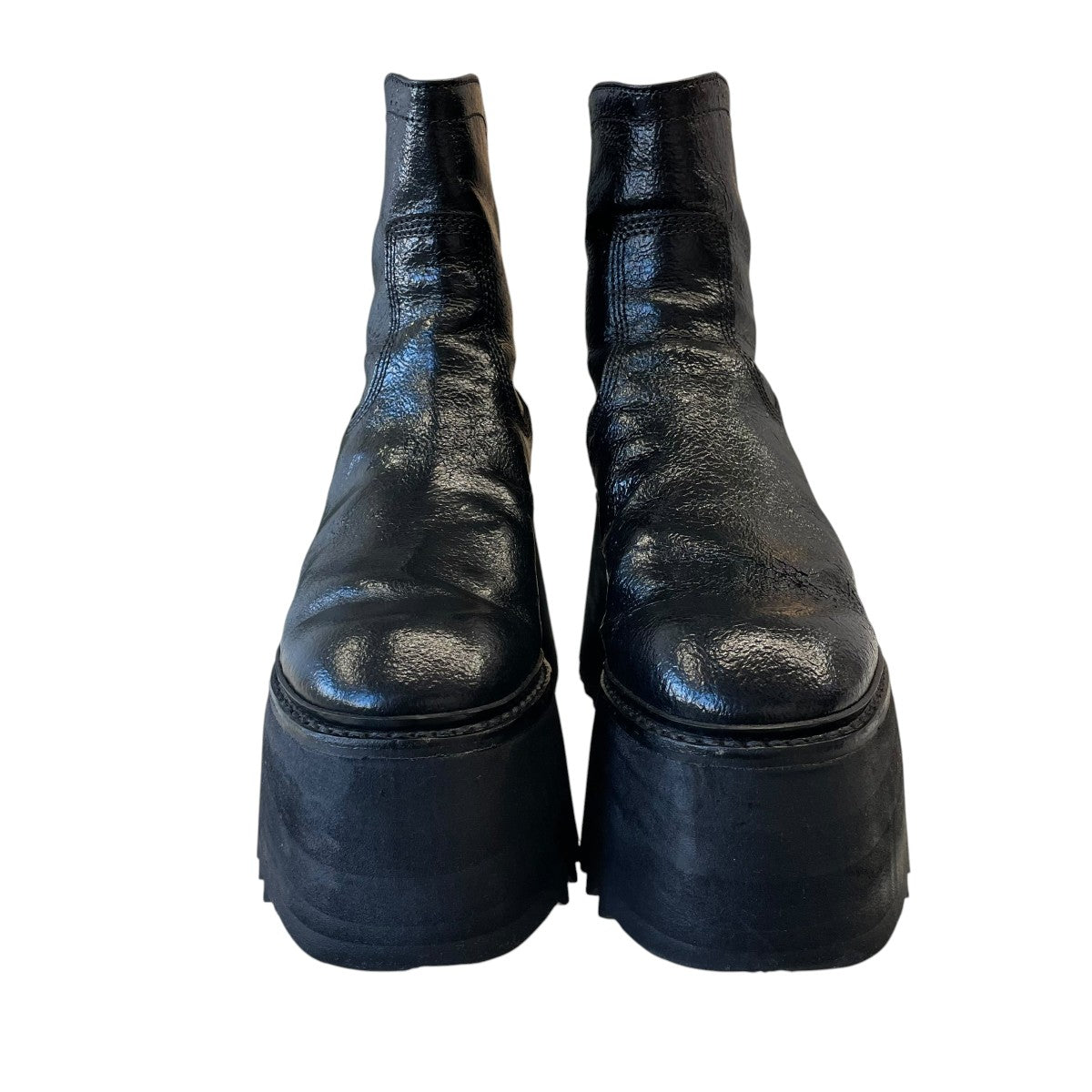 25AWCOATED COW SKIN BOOTSブーツ917FWM2-E