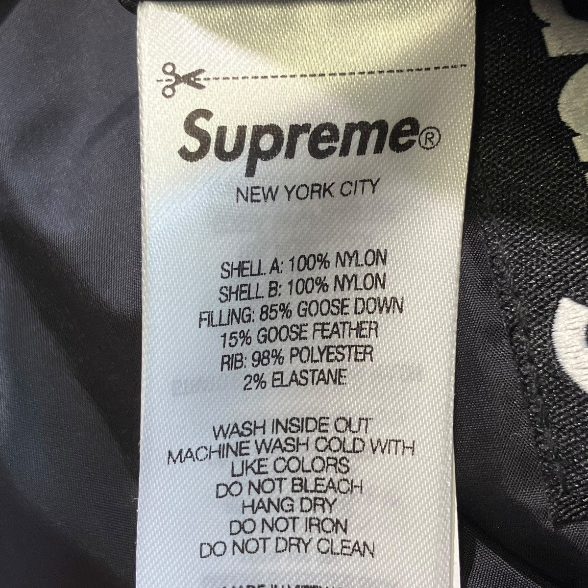 Supreme Reversible 700-Fill Down Liner Jacketダウンジャケット 古着・中古-9枚目のアイテム画像