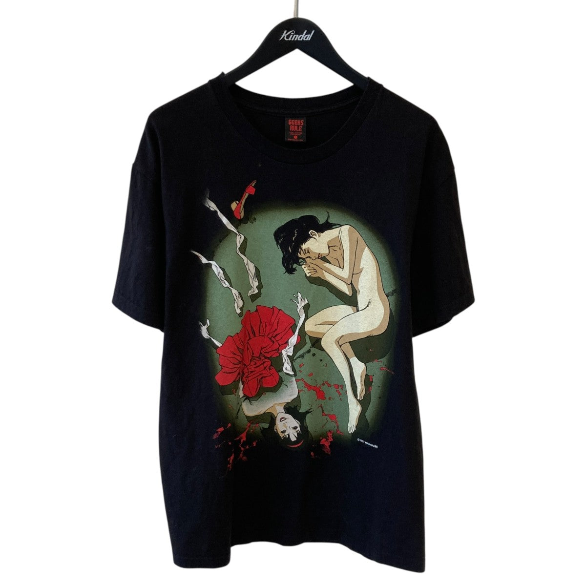GEEKSRULE PERFECT BLUE 27 Silkscreen Printing T ShirtTシャツ 古着・中古-1枚目のアイテム画像