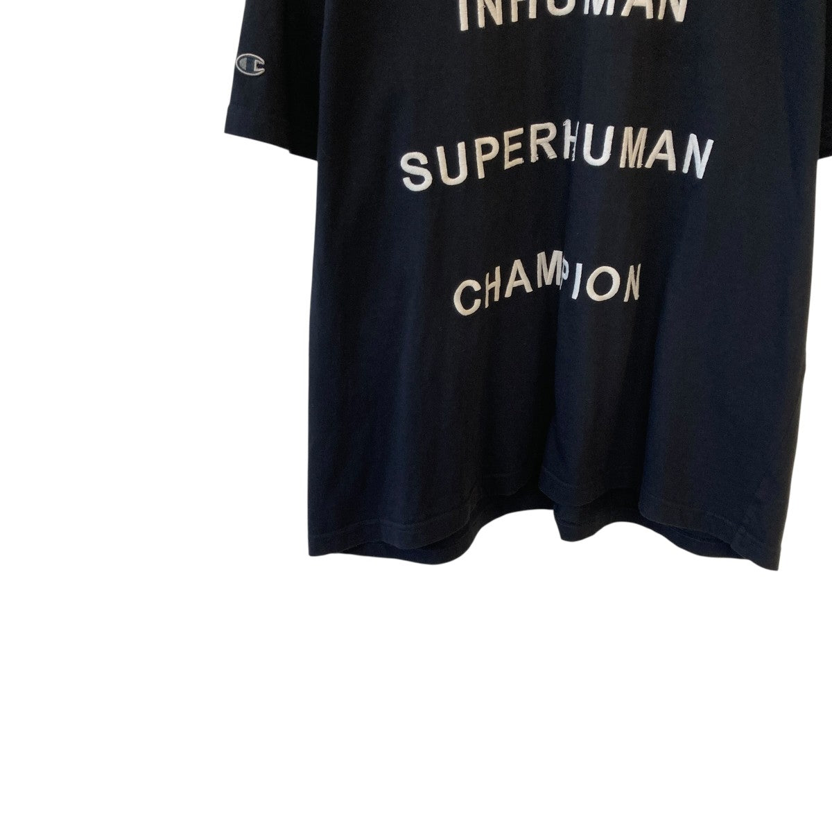 RICK OWENS×Champion TOMMY T半袖カットソーCM01E1675-CHJG 古着・中古-4枚目のアイテム画像