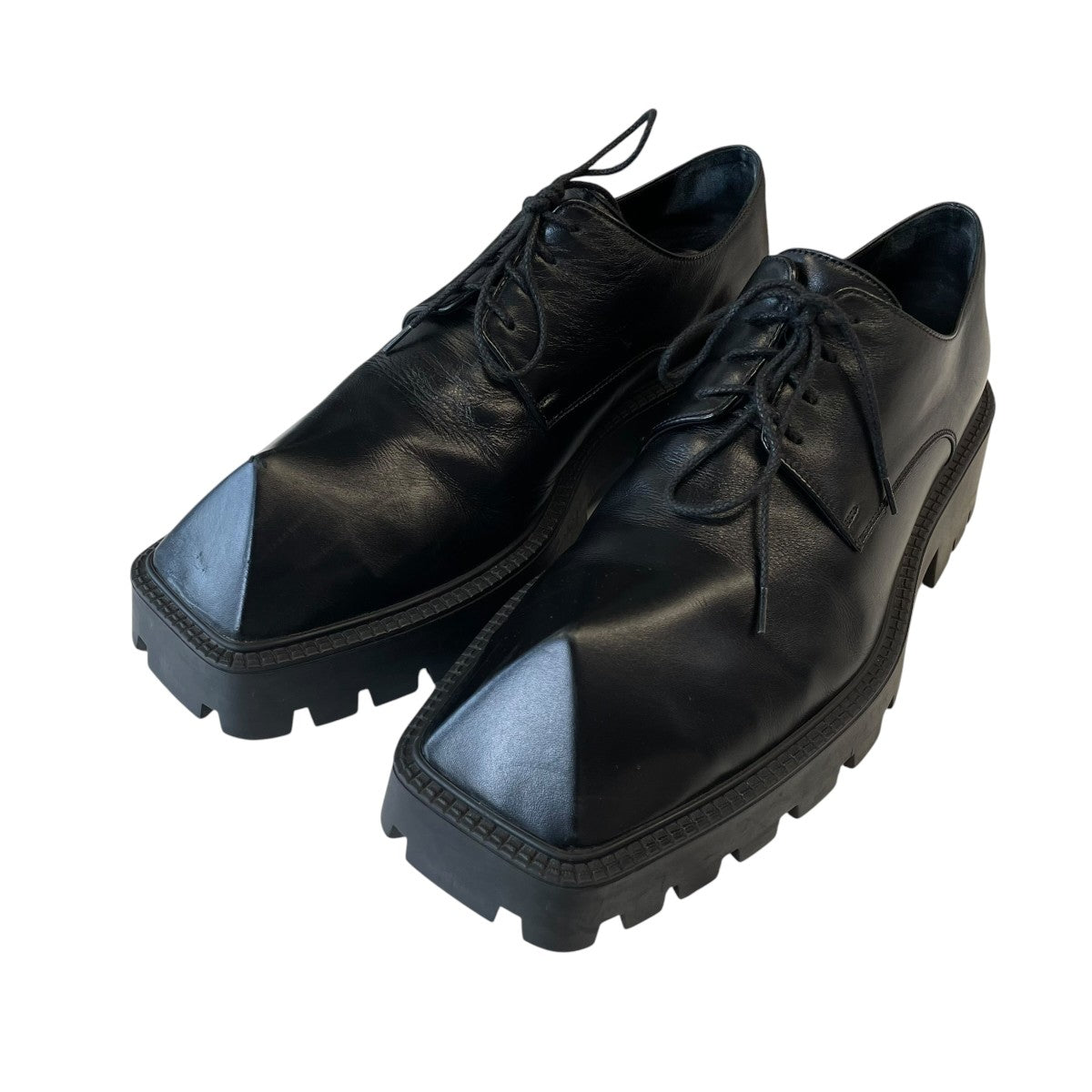 BALENCIAGA RHINOレザーシューズ656977 古着・中古-1枚目のアイテム画像