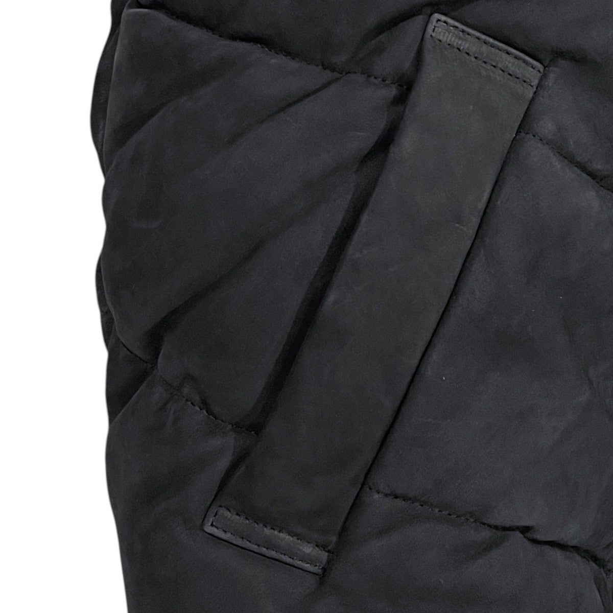 25AW 中綿レザーベスト PADDING VEST パディングベスト V-10-C-NUBCK-4