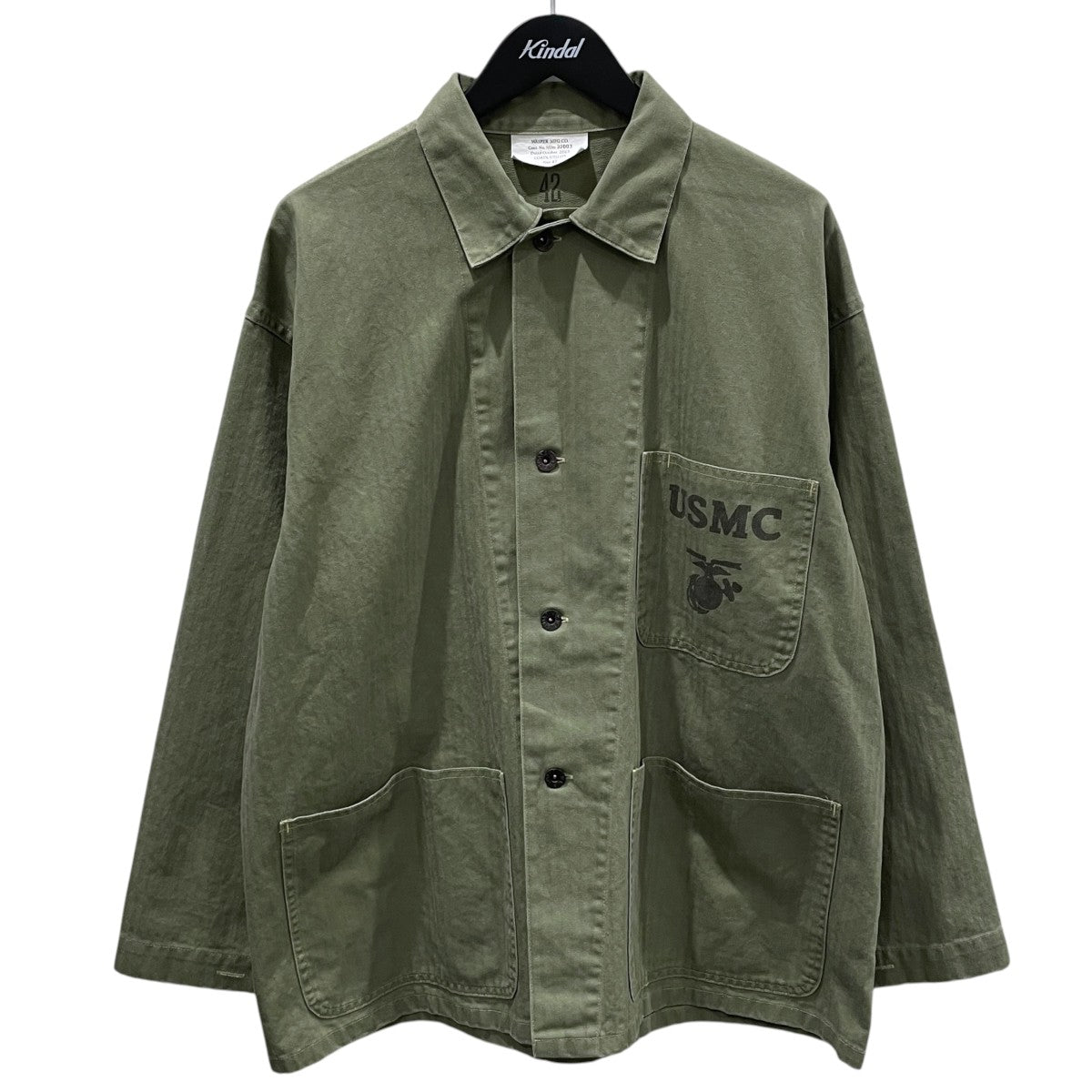 26SS ヘリンボーンツイルミリタリージャケット 米軍 1940’s U．S．M．C． P-41 HBT ユーティリティジャケット WP1048