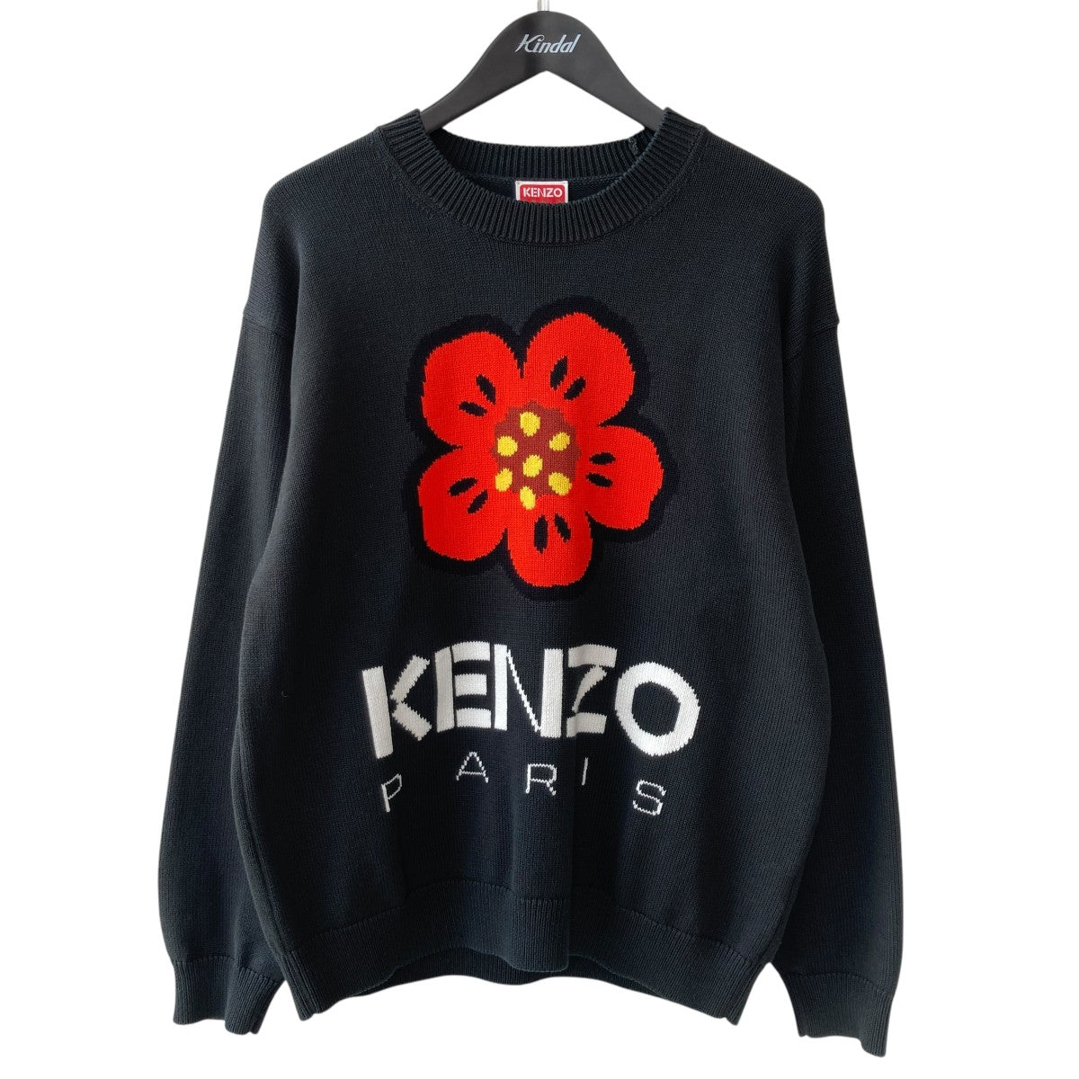 KENZO Boke FlowerニットセーターFD55PU3803LC 古着・中古-1枚目のアイテム画像