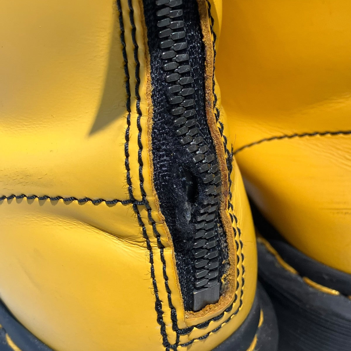Dr．Martens×Y's 10HOLE BOOT10ホールブーツ イエロー サイズ 4