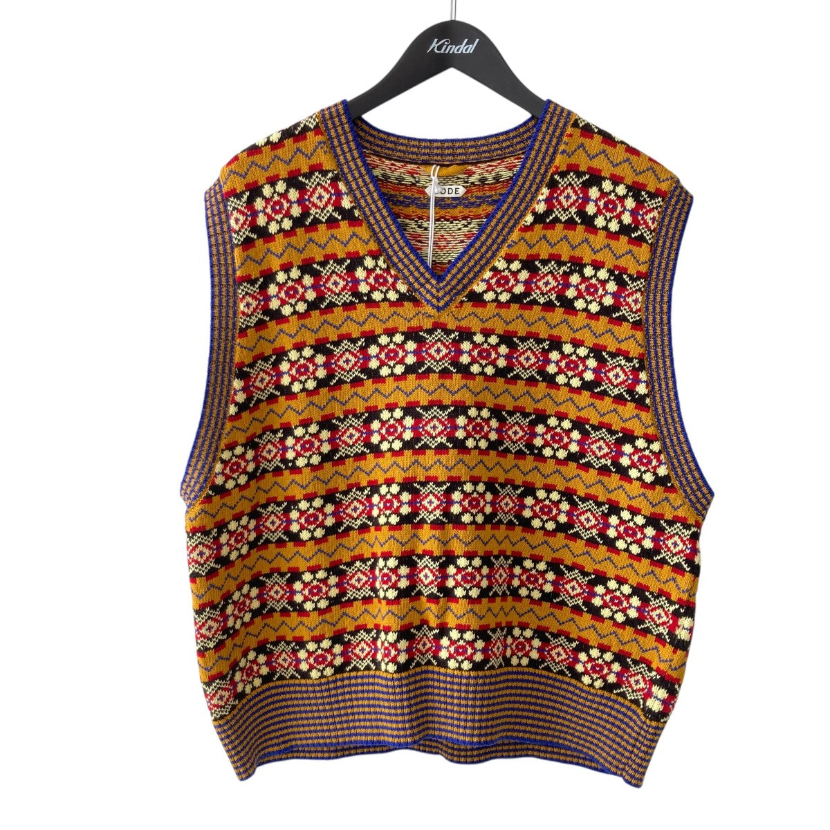 BODE Bracken VestニットベストMRS25KT019 古着・中古-1枚目のアイテム画像