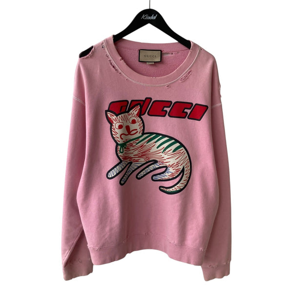 キッズGUCCI ピンク トレーナー 4T(110cm) GUCCI(グッチ) トレーナー635847 xjcvv 635847 xjcvv ピンク サイズ M