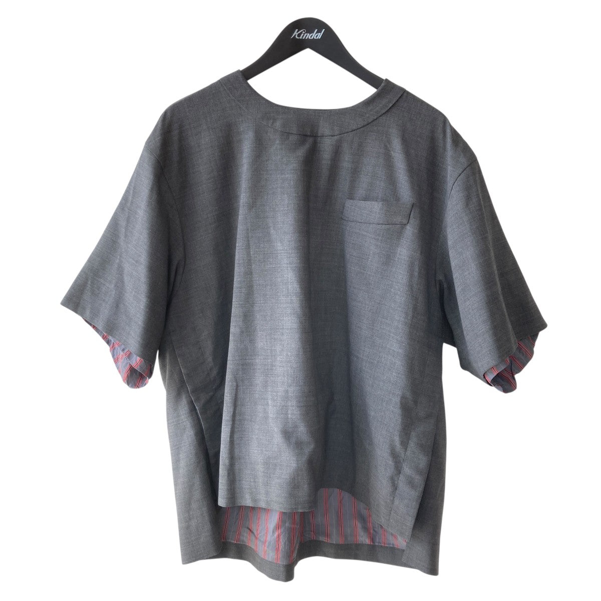 20SSSutting Pullover Shirtスーチングプルオーバーシャツ20-02183M