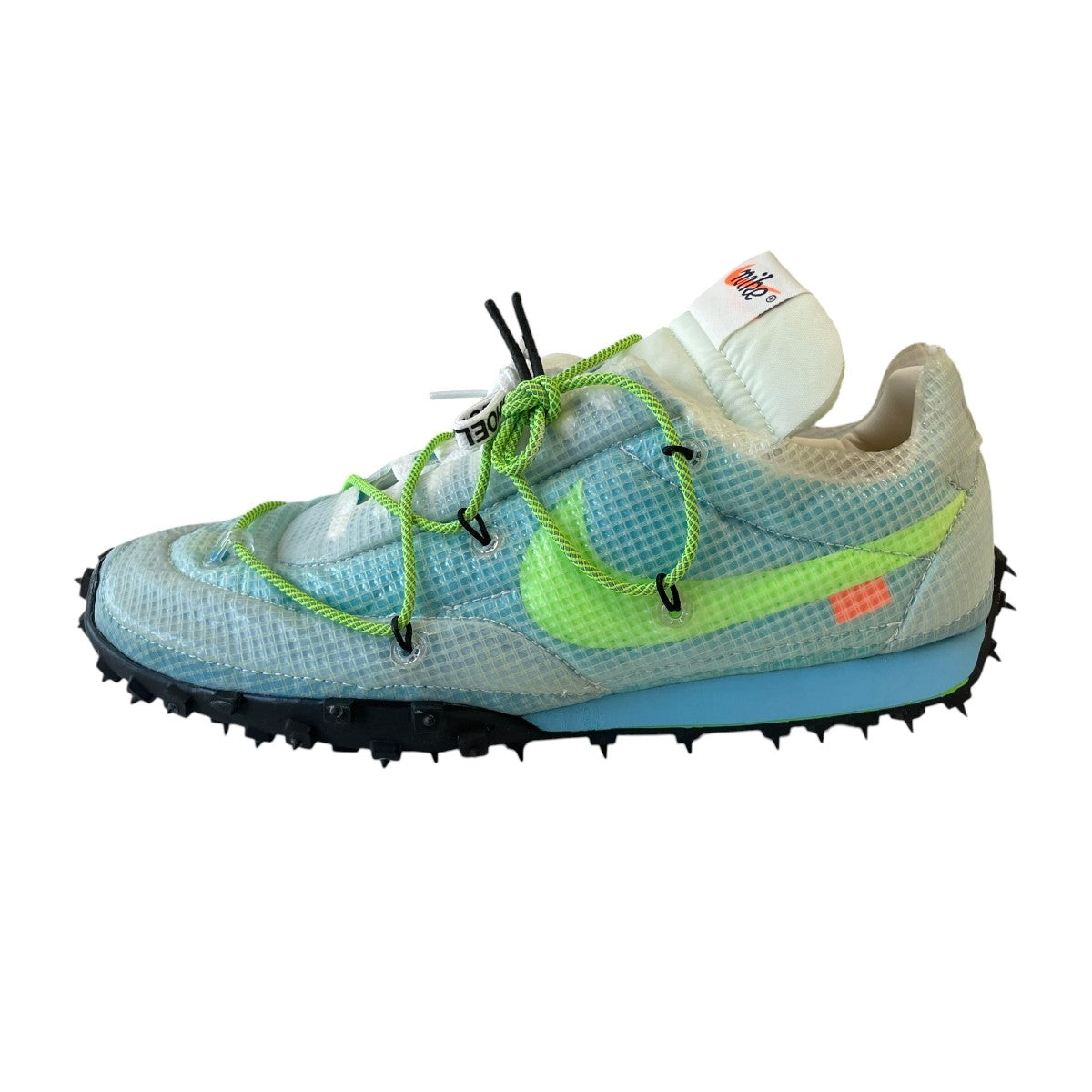 NIKE×OFFWHITE Women’s Waffle RacerローカットスニーカーCD8180-400 古着・中古-2枚目のアイテム画像