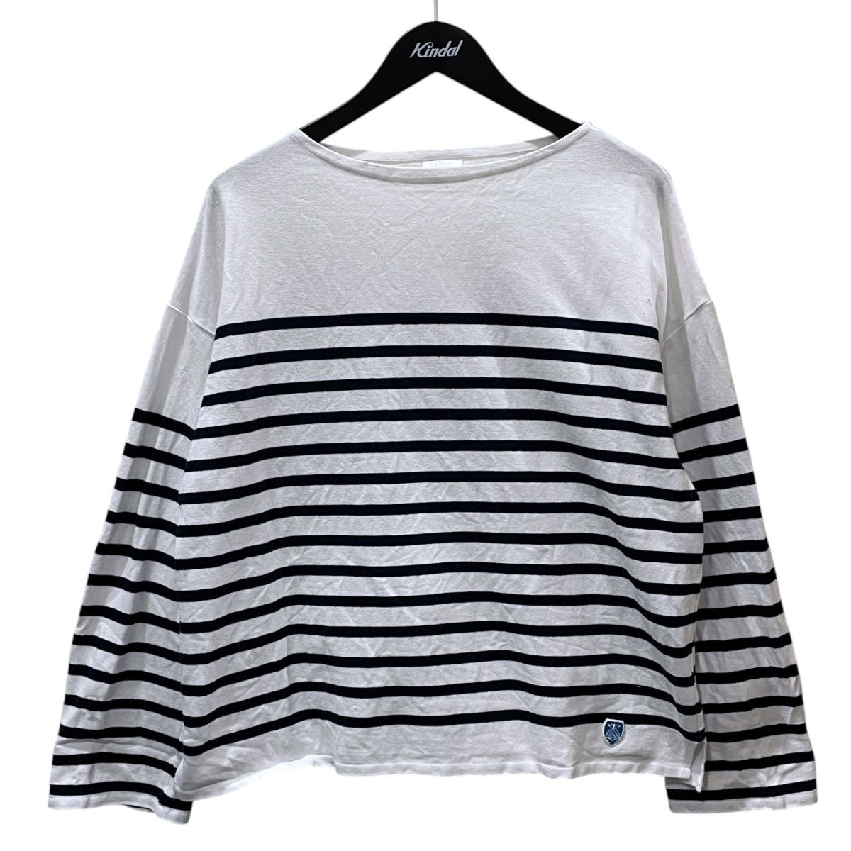 パネルボーダー柄ショート丈カットソー IP42-01