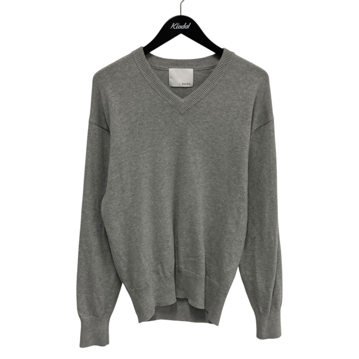 V neck sweaterVネックニットKAIKO-KN-002