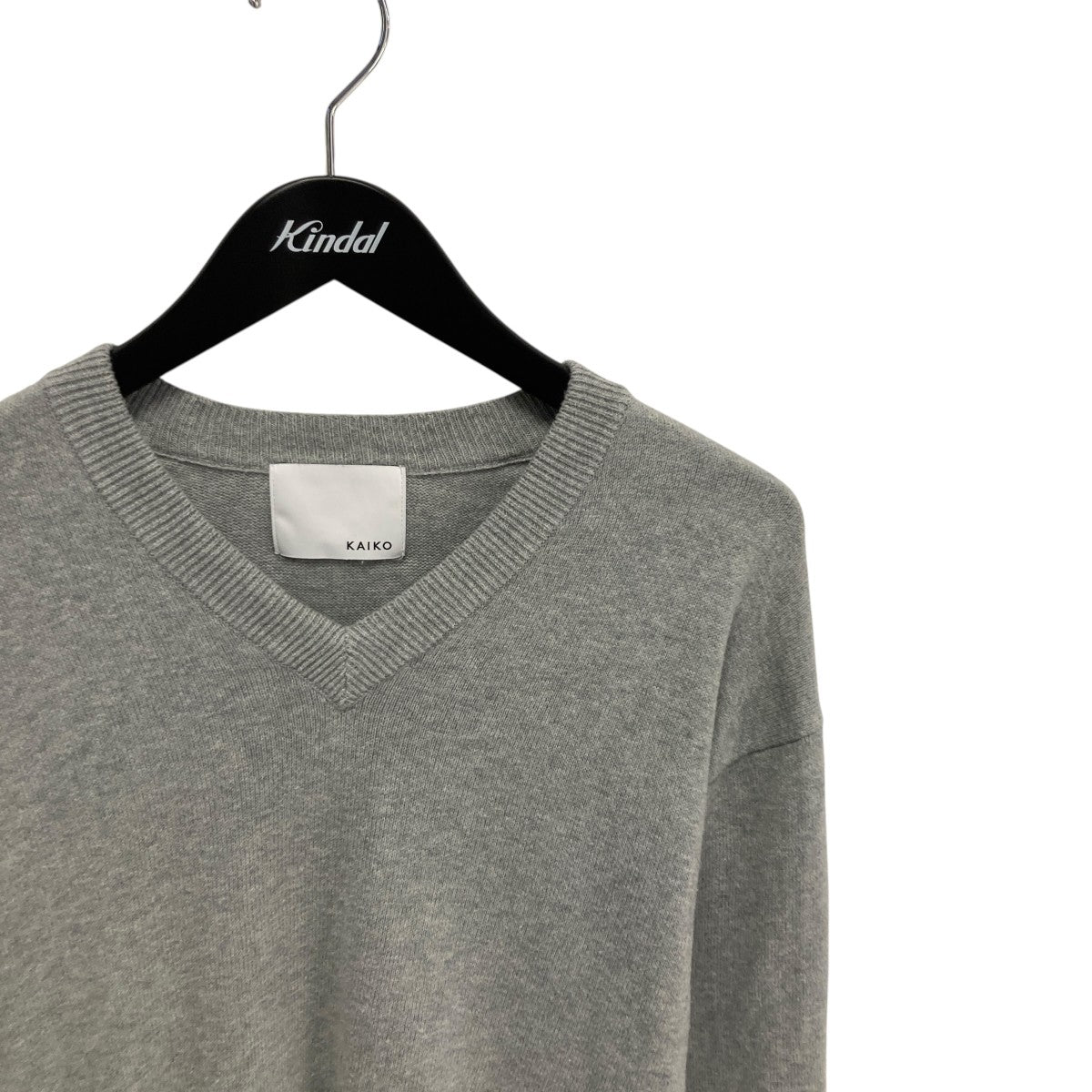 V neck sweaterVネックニットKAIKO-KN-002