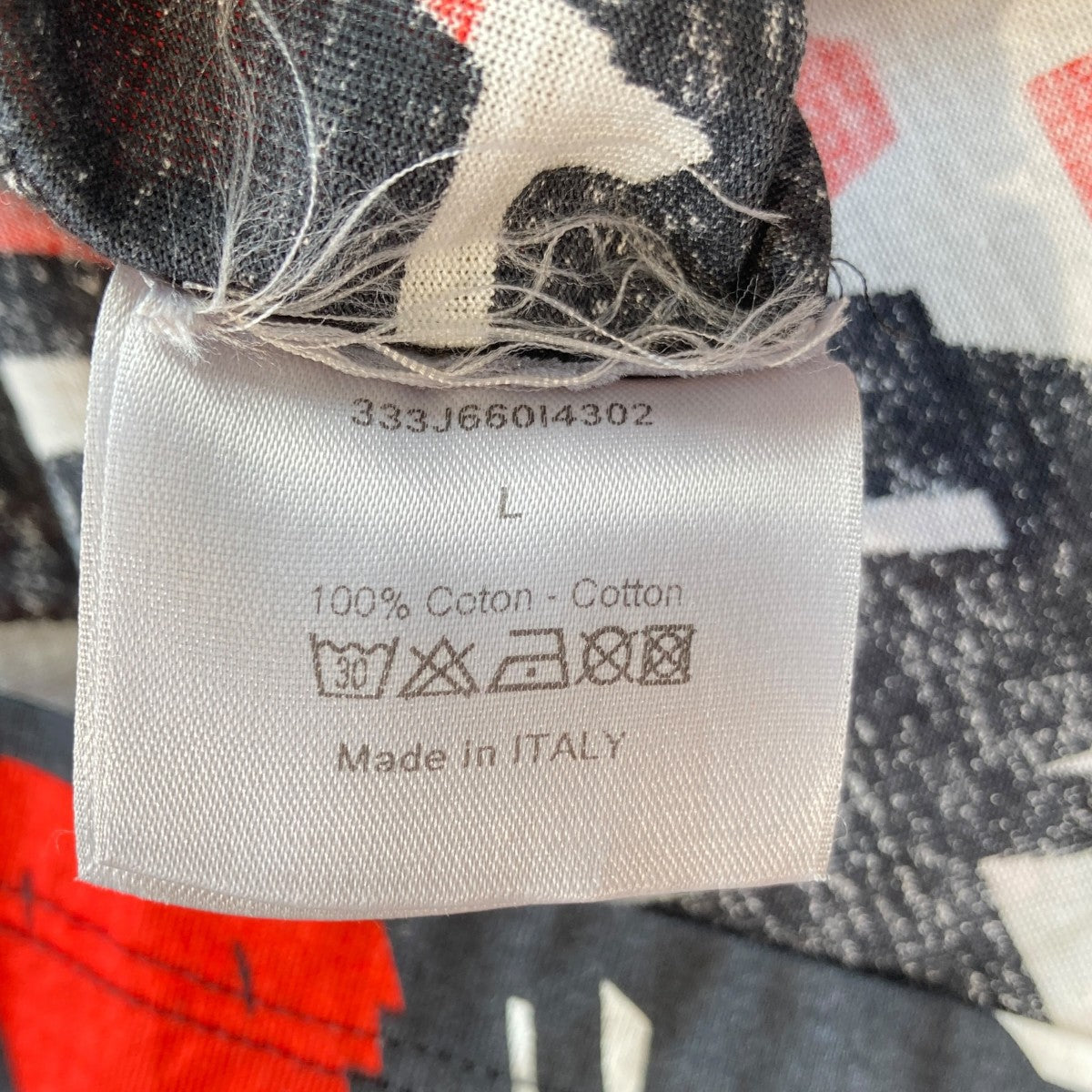 Dior Homme 総柄Tシャツ333J660I4302 古着・中古-4枚目のアイテム画像