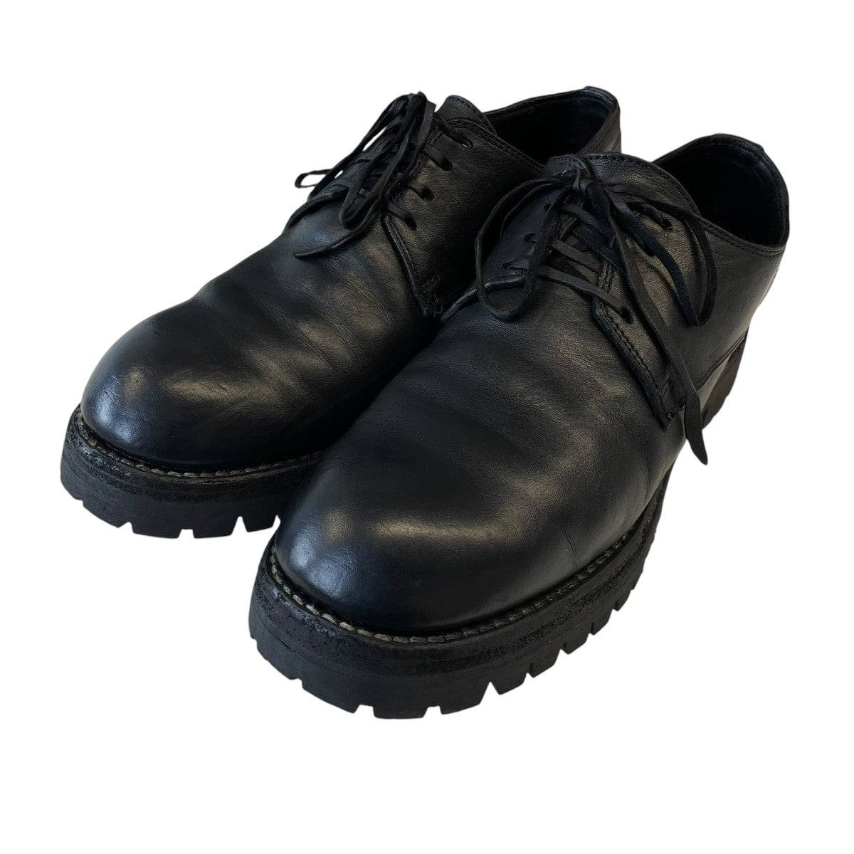 HORSE FULL GRAIN Classic Derby Vibramレザーシューズ792V