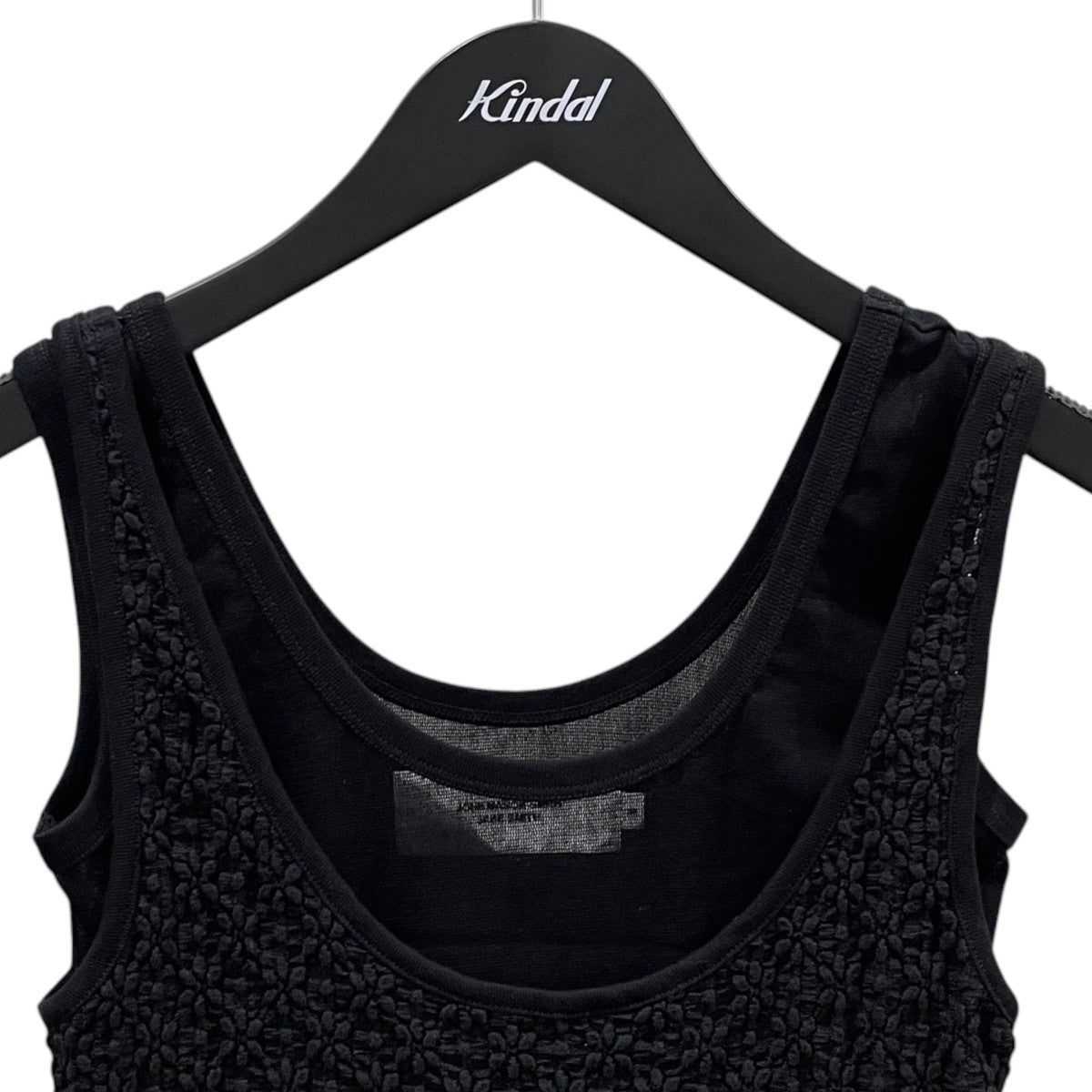 26SS ナイロン コットン フラワーレース リボン レイヤード タンクトップ NYLON COTTON FLOWER LACE RIBBON LAYERED TANK TOP 26SCT-#460L