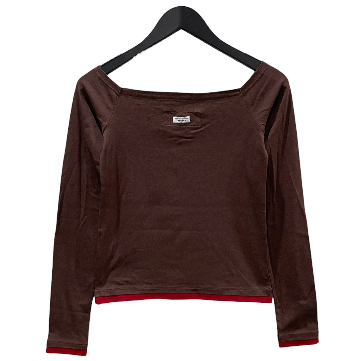 26SS 長袖カットソー COTTON OFF SHOULDER LAYERED PULLOVER コットン オフショルダー レイヤード プルオーバー 26SCT-#330L