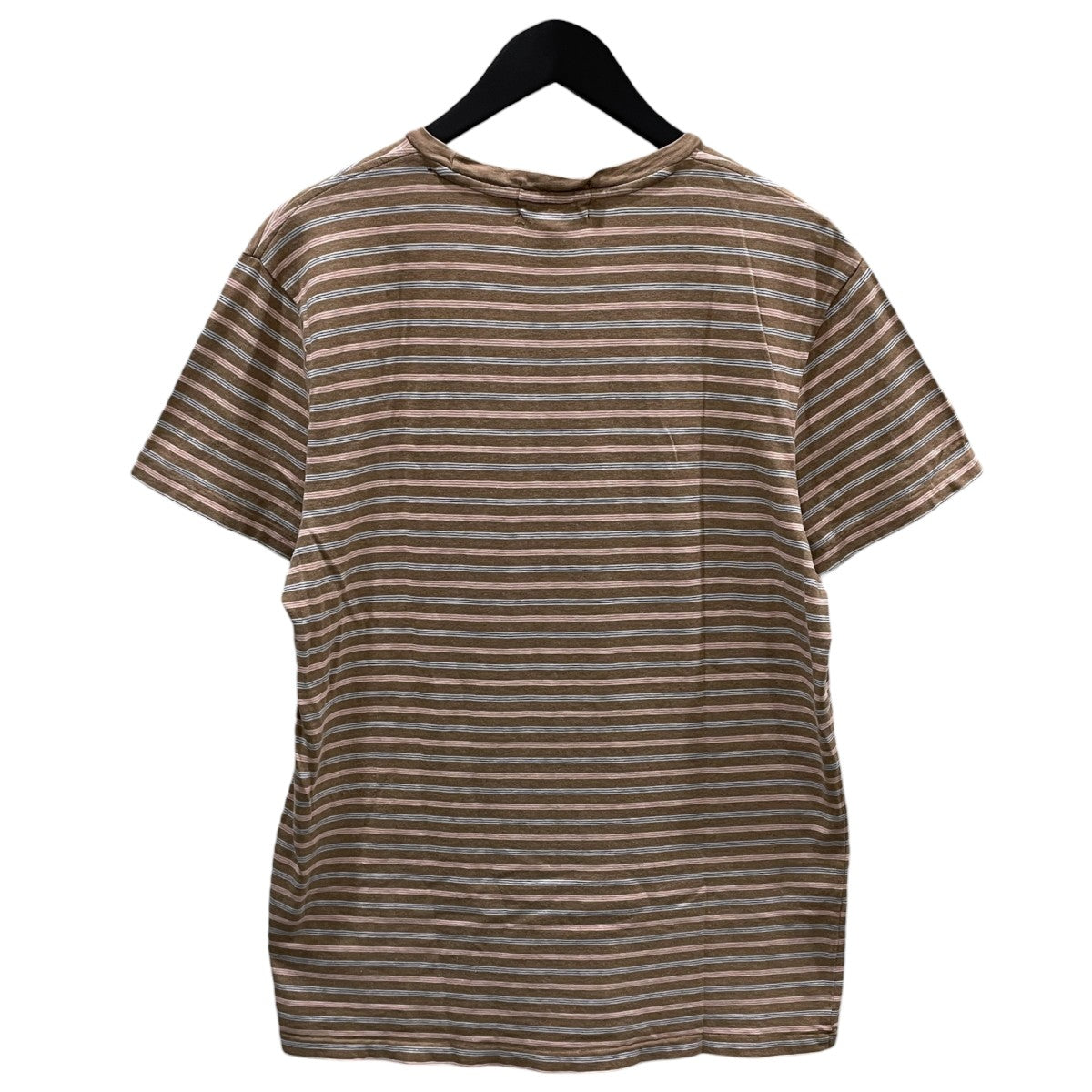 ボーダー柄ポケットTシャツ