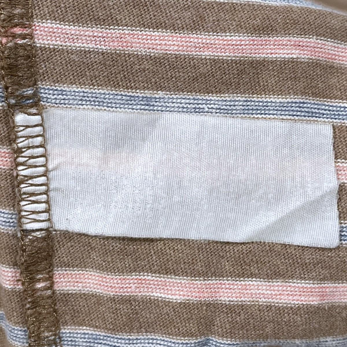 ボーダー柄ポケットTシャツ