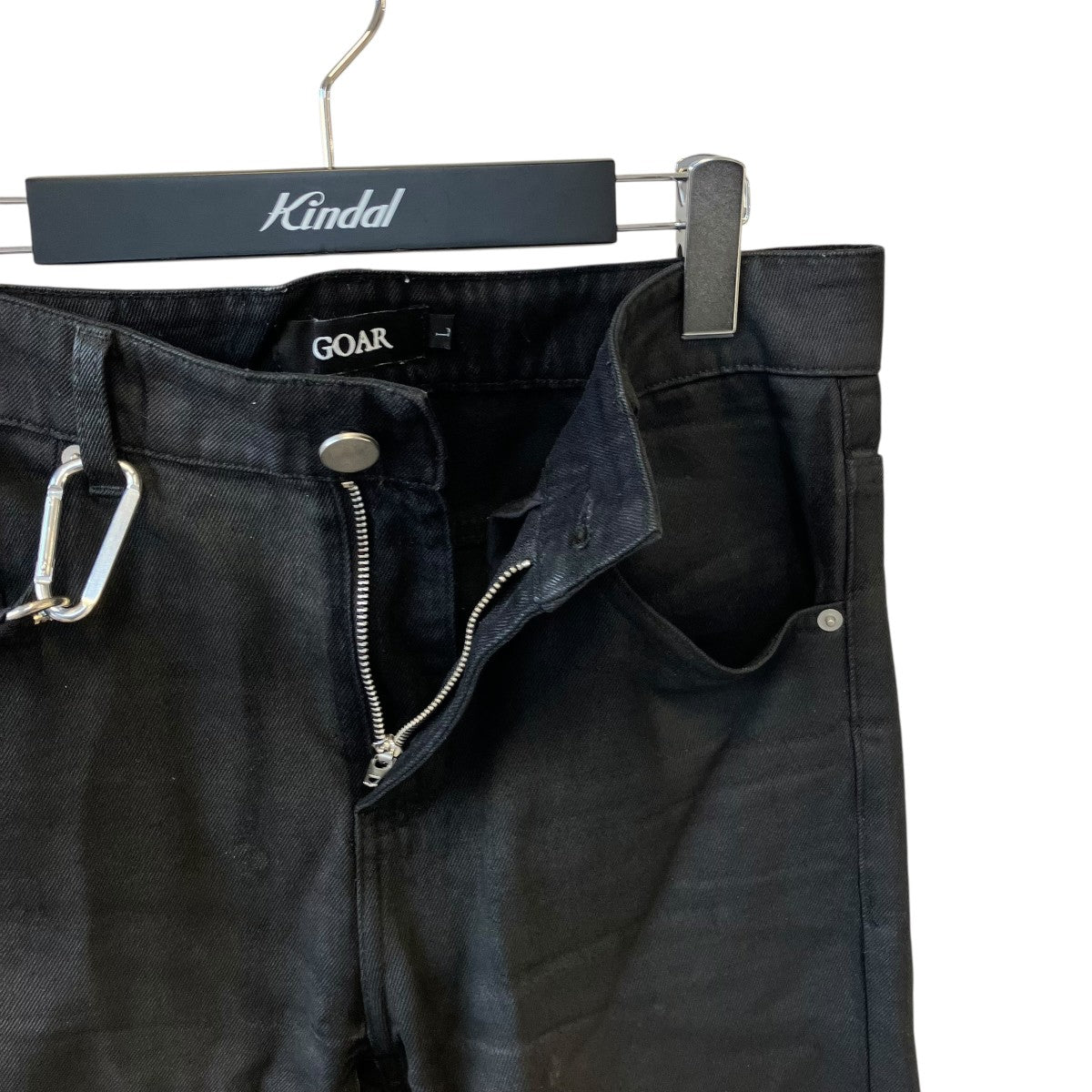 STRAPPED FLARE OIL PANTSパンツ