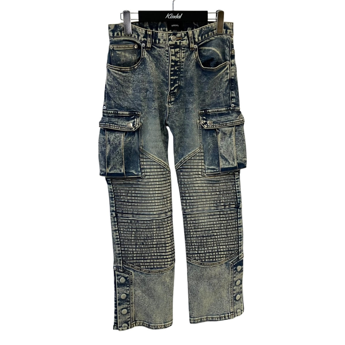 COATING SLIM BIKER CARGO PANTSデニムパンツBR26SS-P1023