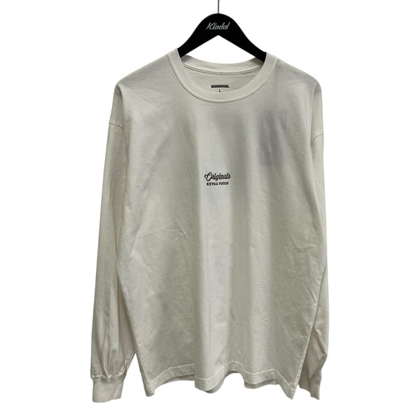 【新品未使用】NEIGHBORHOOD 長袖Tシャツ 白 XLサイズ NEIGHBORHOOD(ネイバーフッド) 長袖Tシャツ ホワイト サイズ L｜【公式
