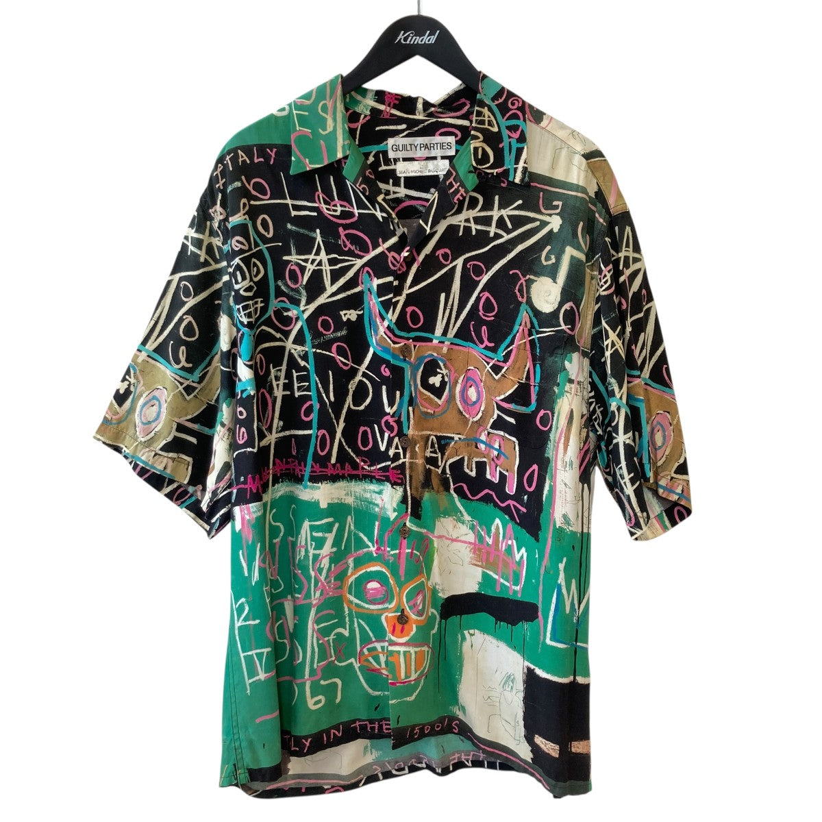 23SSJean Michel Basquiat総柄半袖シャツ
