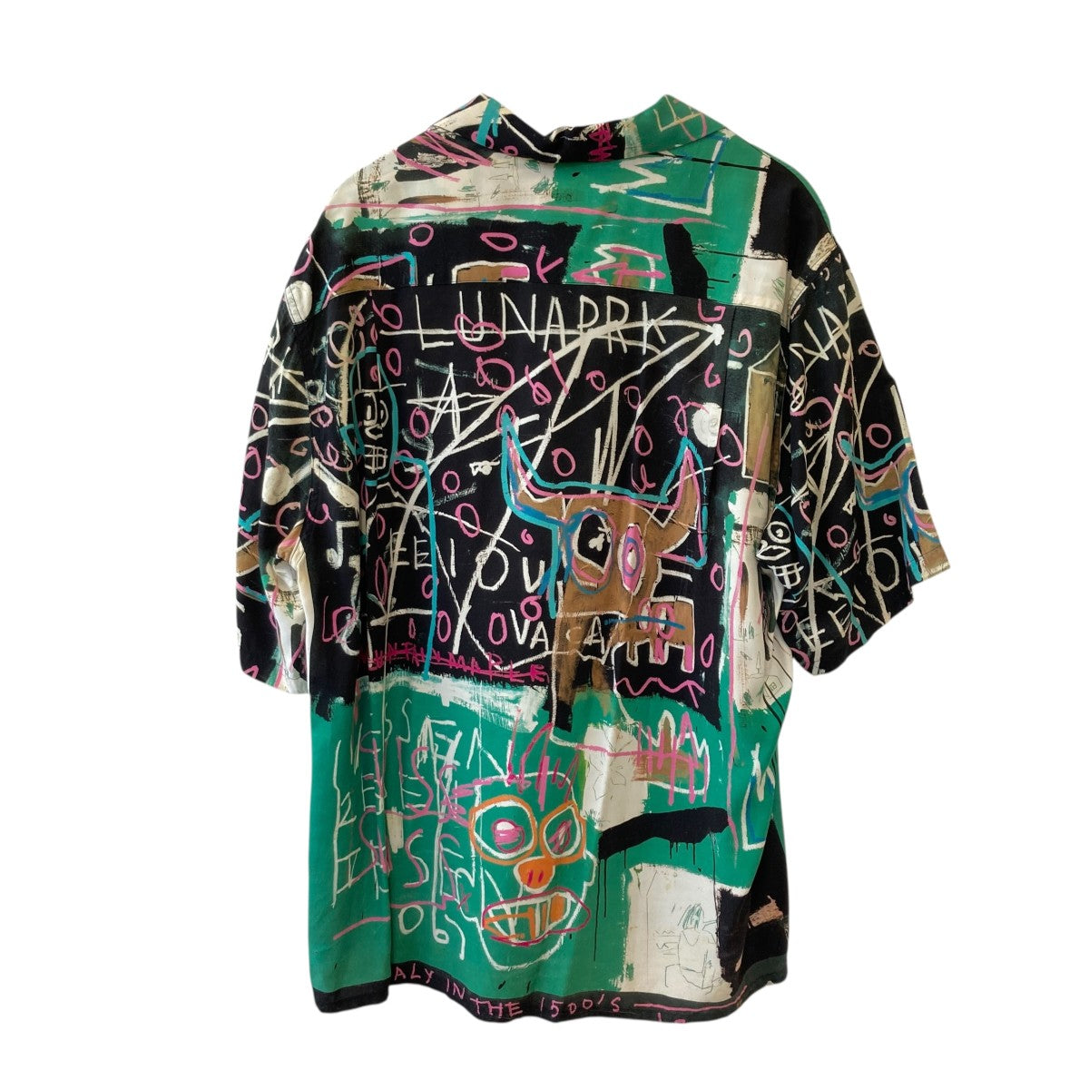 23SSJean Michel Basquiat総柄半袖シャツ