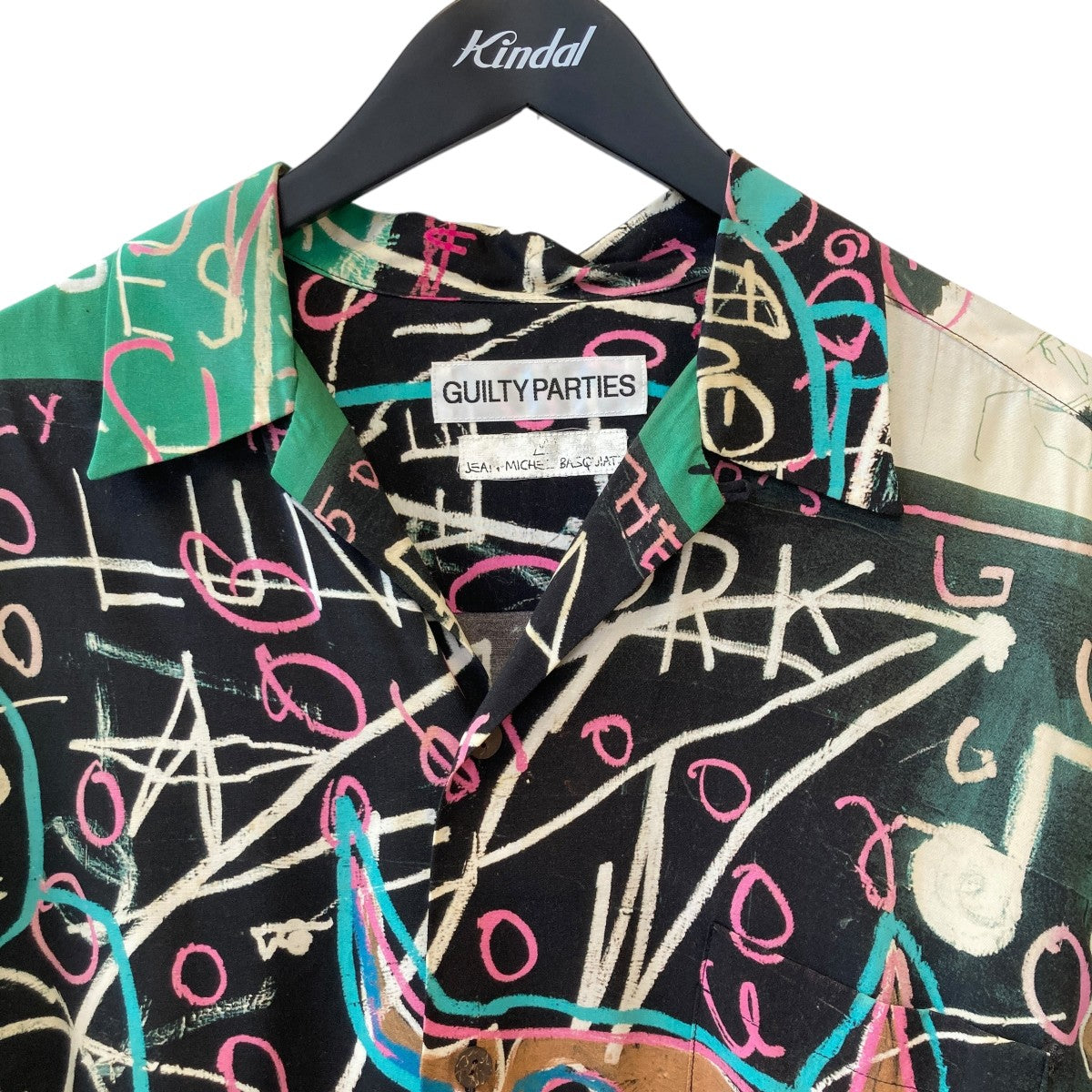 23SSJean Michel Basquiat総柄半袖シャツ