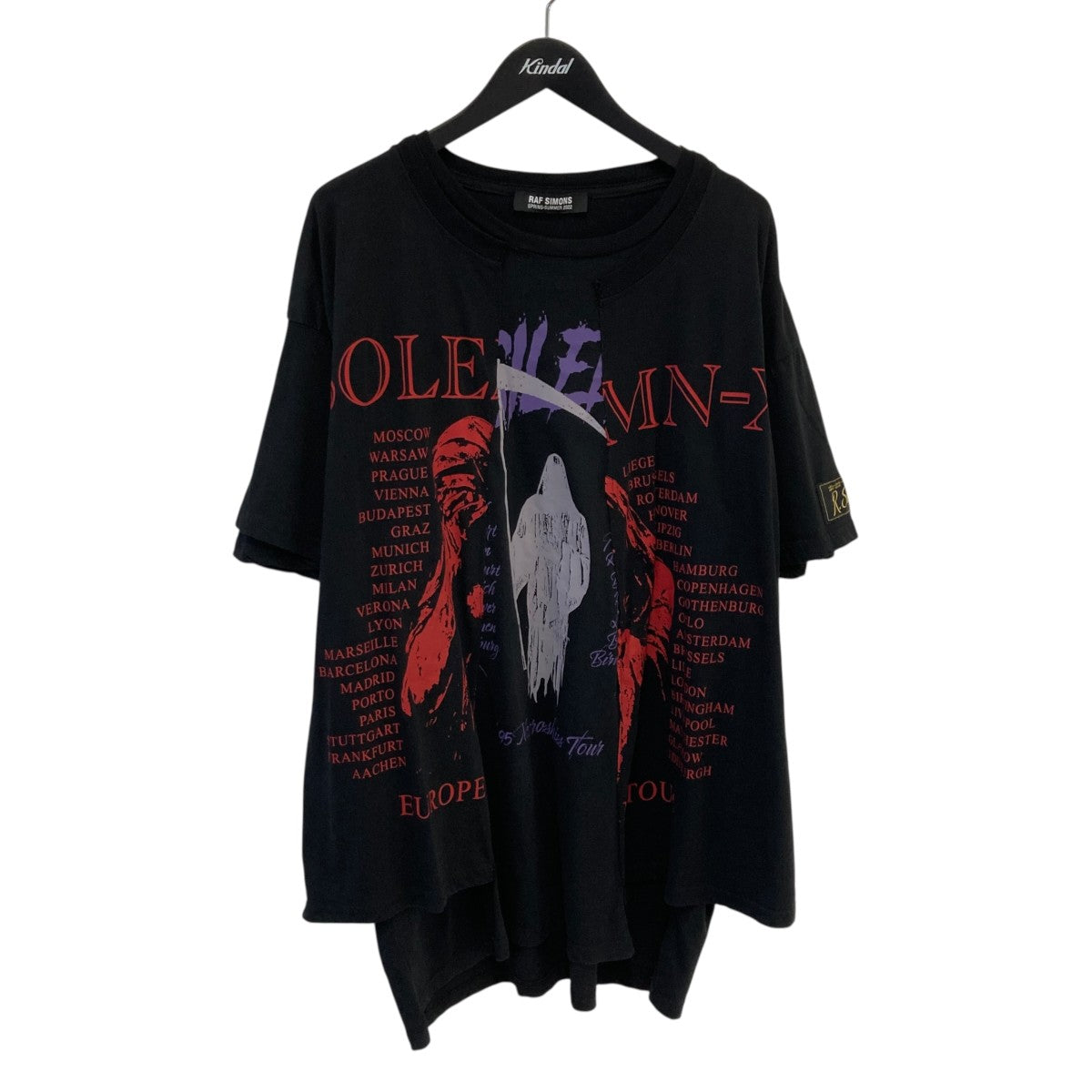 22SSBig fit doubled T-shirt Solemn-X半袖Tシャツ221-142A