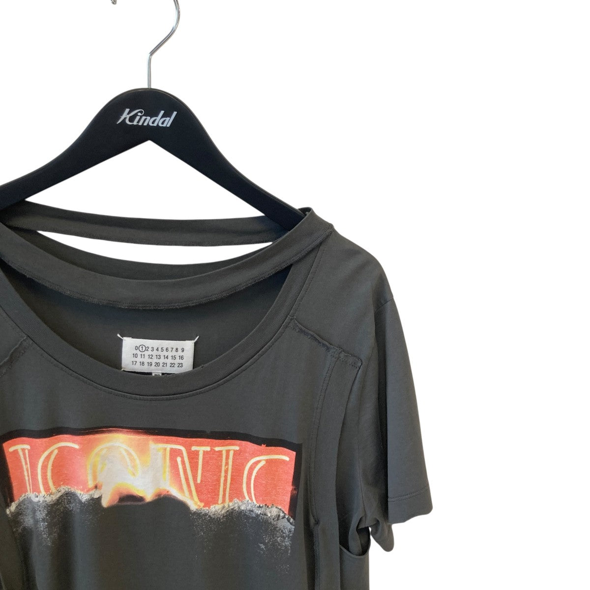 16SS再構築カッティング半袖TシャツS51GC0358