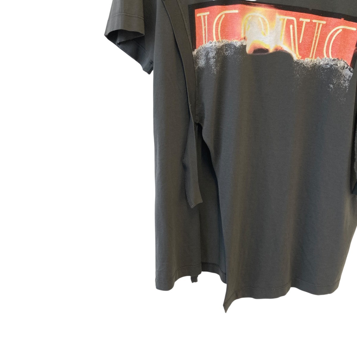 16SS再構築カッティング半袖TシャツS51GC0358