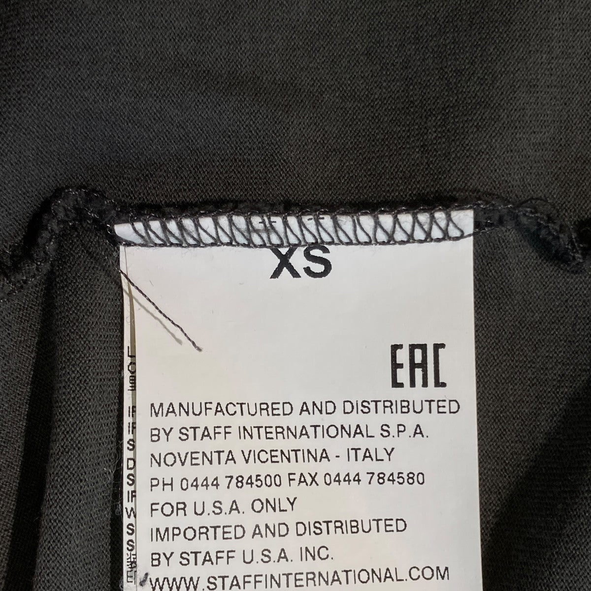 16SS再構築カッティング半袖TシャツS51GC0358