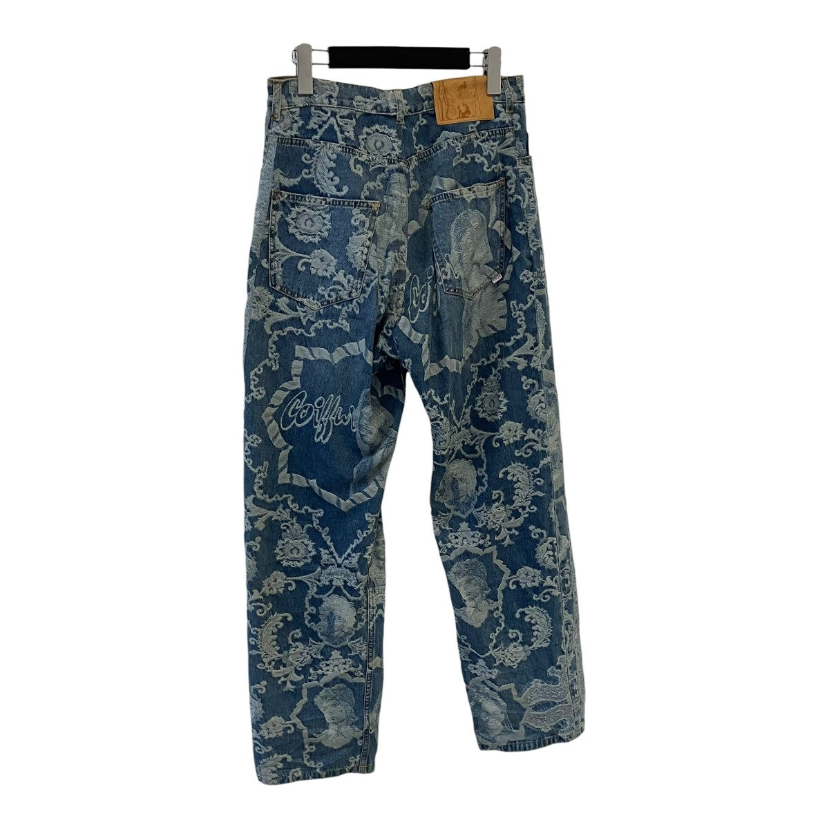 JACQUARD VINTAGE WASHデニムパンツ