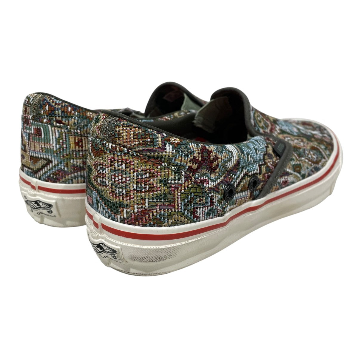 21AW スリッポンスニーカー OG Classic Slip-On LX (Carpet Green Mix)  オージー クラシック スリッポン ラグジュアリー VN0A45JK9T9