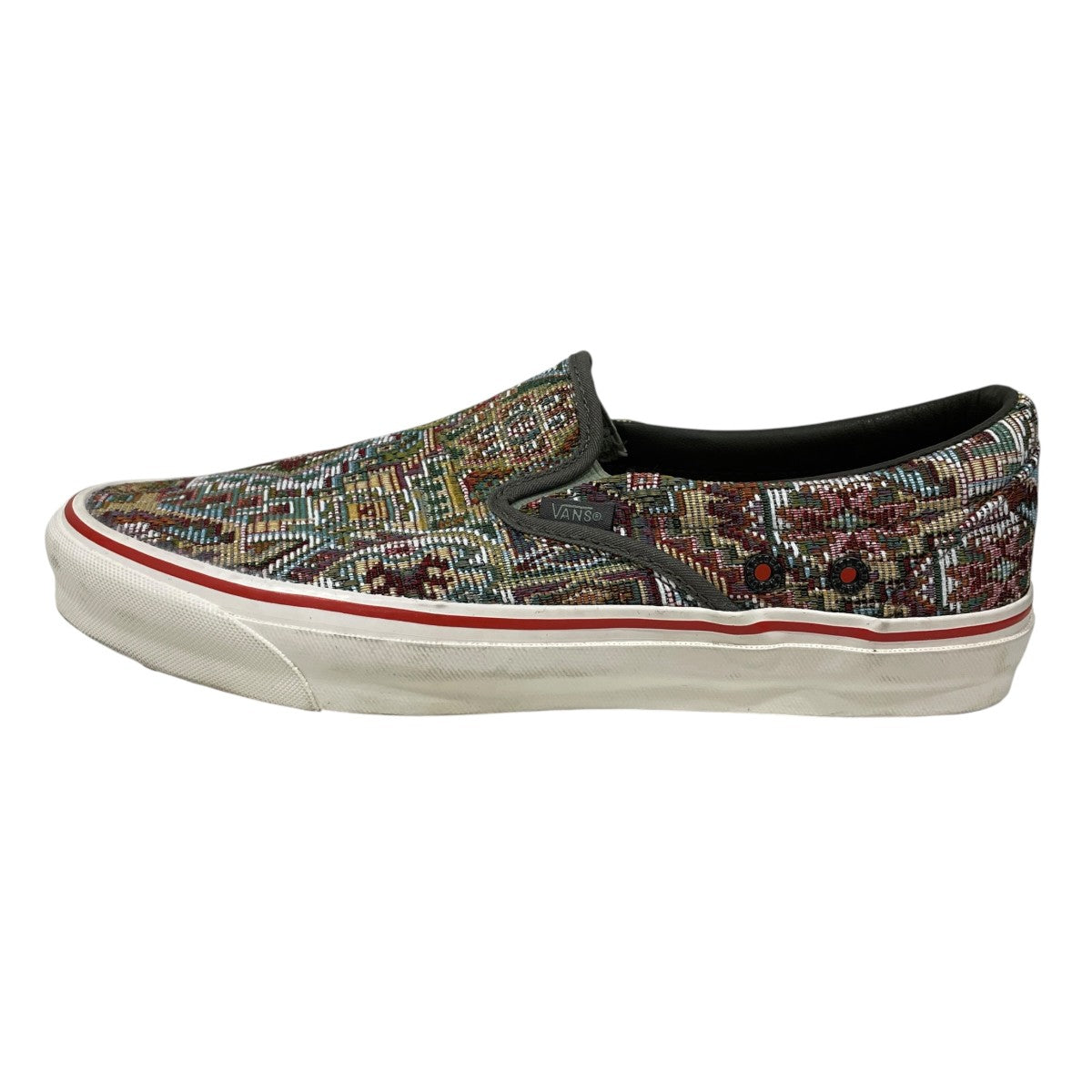21AW スリッポンスニーカー OG Classic Slip-On LX (Carpet Green Mix)  オージー クラシック スリッポン ラグジュアリー VN0A45JK9T9