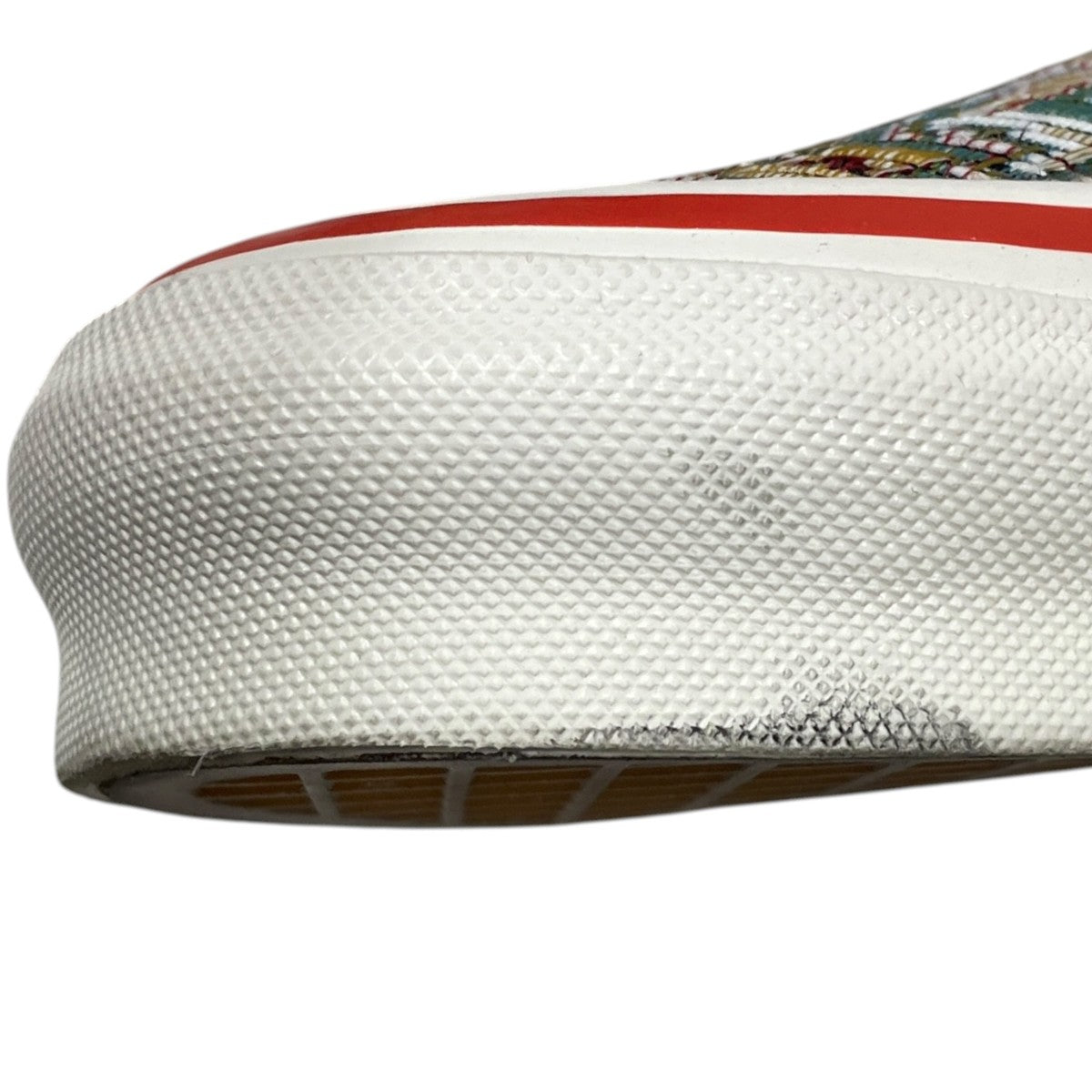 21AW スリッポンスニーカー OG Classic Slip-On LX (Carpet Green Mix)  オージー クラシック スリッポン ラグジュアリー VN0A45JK9T9