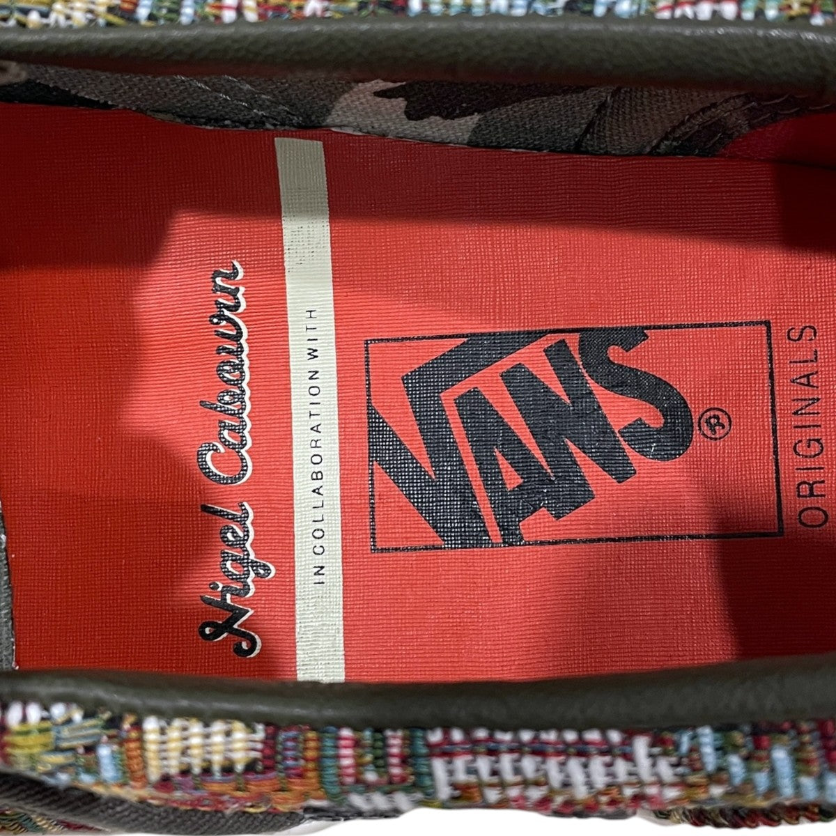 21AW スリッポンスニーカー OG Classic Slip-On LX (Carpet Green Mix)  オージー クラシック スリッポン ラグジュアリー VN0A45JK9T9