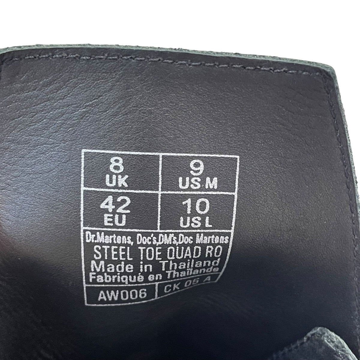 STEEL TOE QUAD ROブーツ41819001