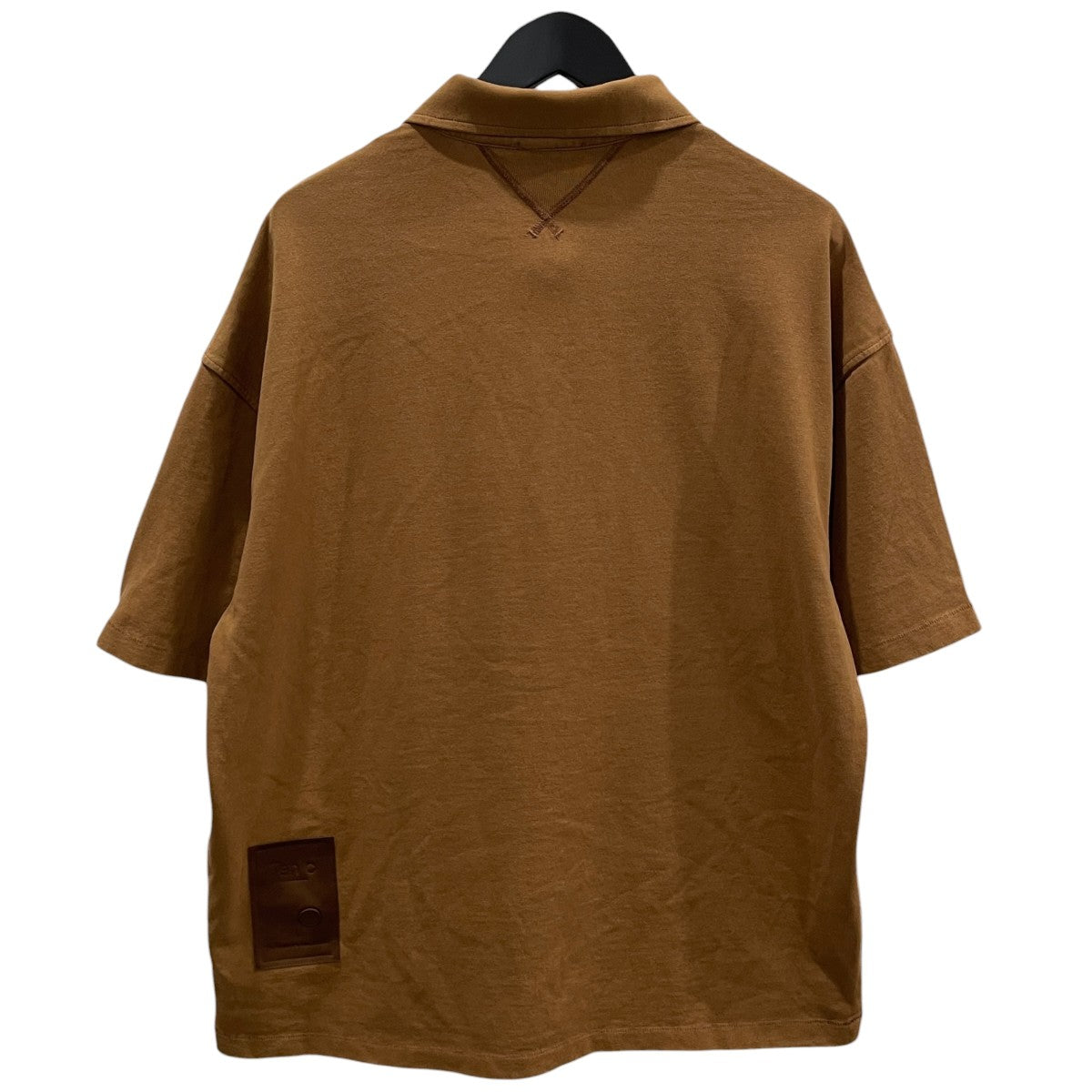 26SS ハーフジップ半袖カットソー LIGHT MARMO DYED COTTON POLO ライト マルモ ダイド コットン ポロ 26CTCUT02007