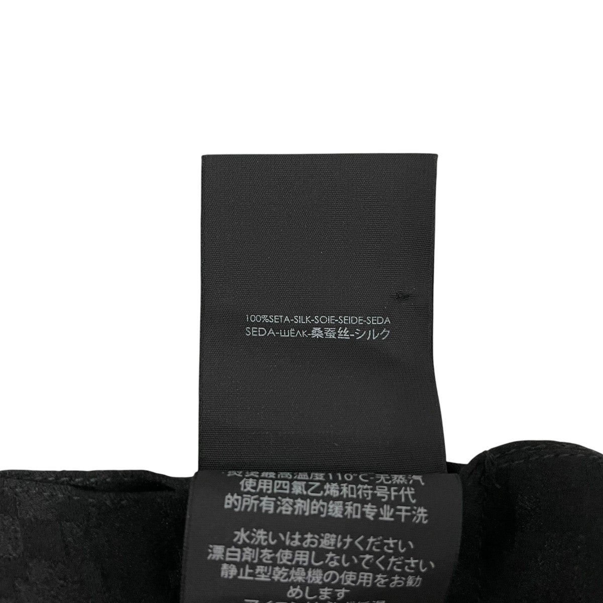Saint Laurent Paris(サンローランパリ) スカーフ ブラック｜【公式