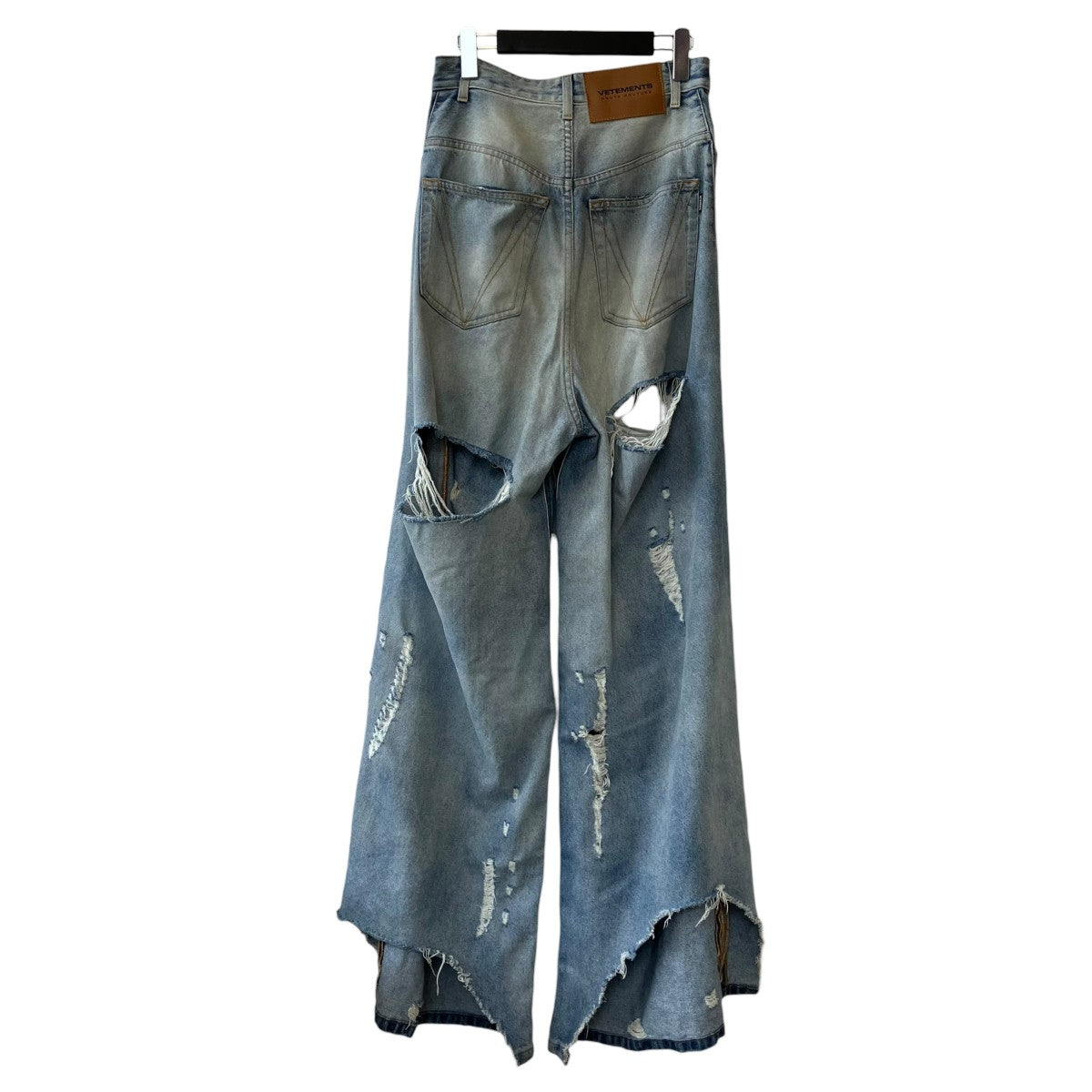 23SSDESTROYED BAGGY JEANSデニムパンツUE63PA300L