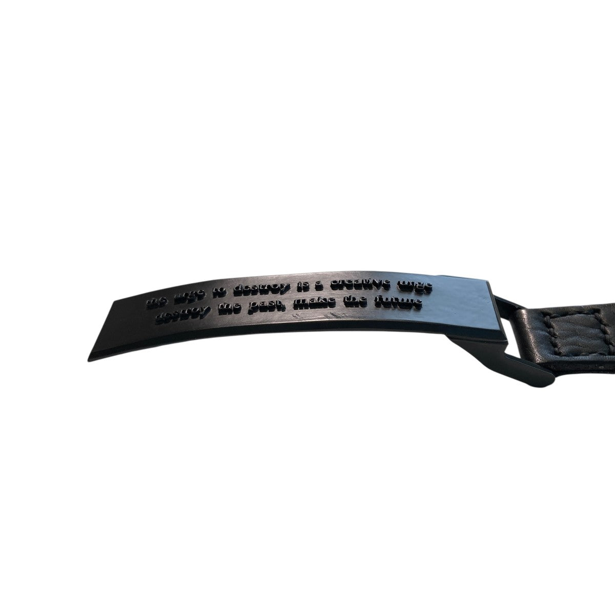 24SSMANIFESTO PLATE BELTレザーベルト859ACU6
