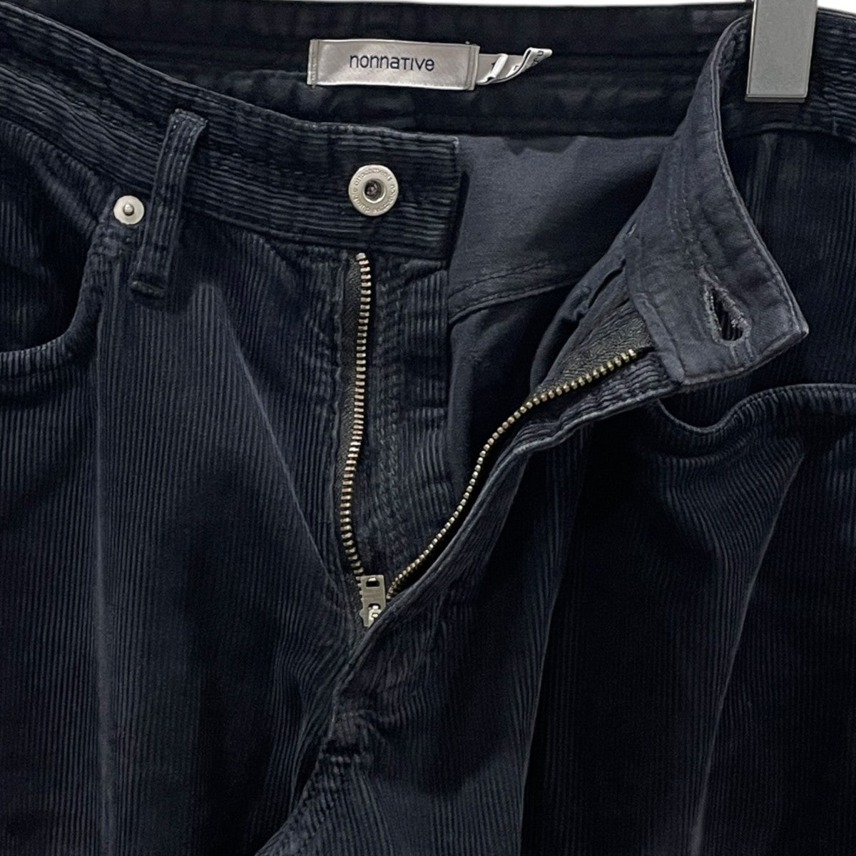 22AW 製品染めウォッシュ加工コーデュロイパンツ DWELLER 5P JEANS 01 COTTON CORD OVERDYED NN-P4210