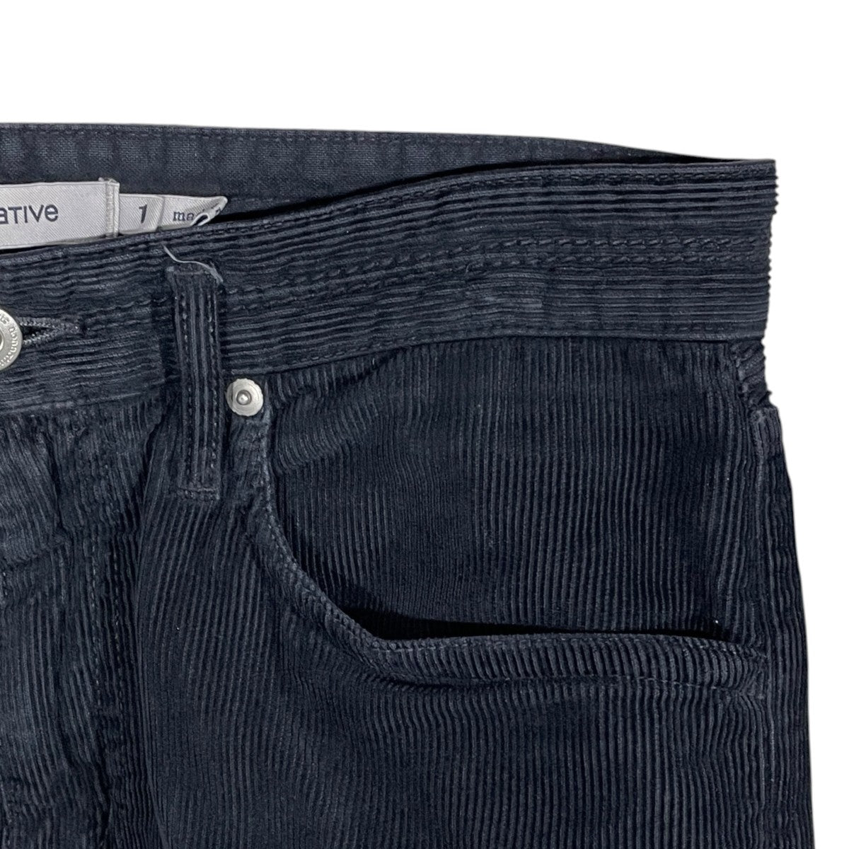 22AW 製品染めウォッシュ加工コーデュロイパンツ DWELLER 5P JEANS 01 COTTON CORD OVERDYED NN-P4210